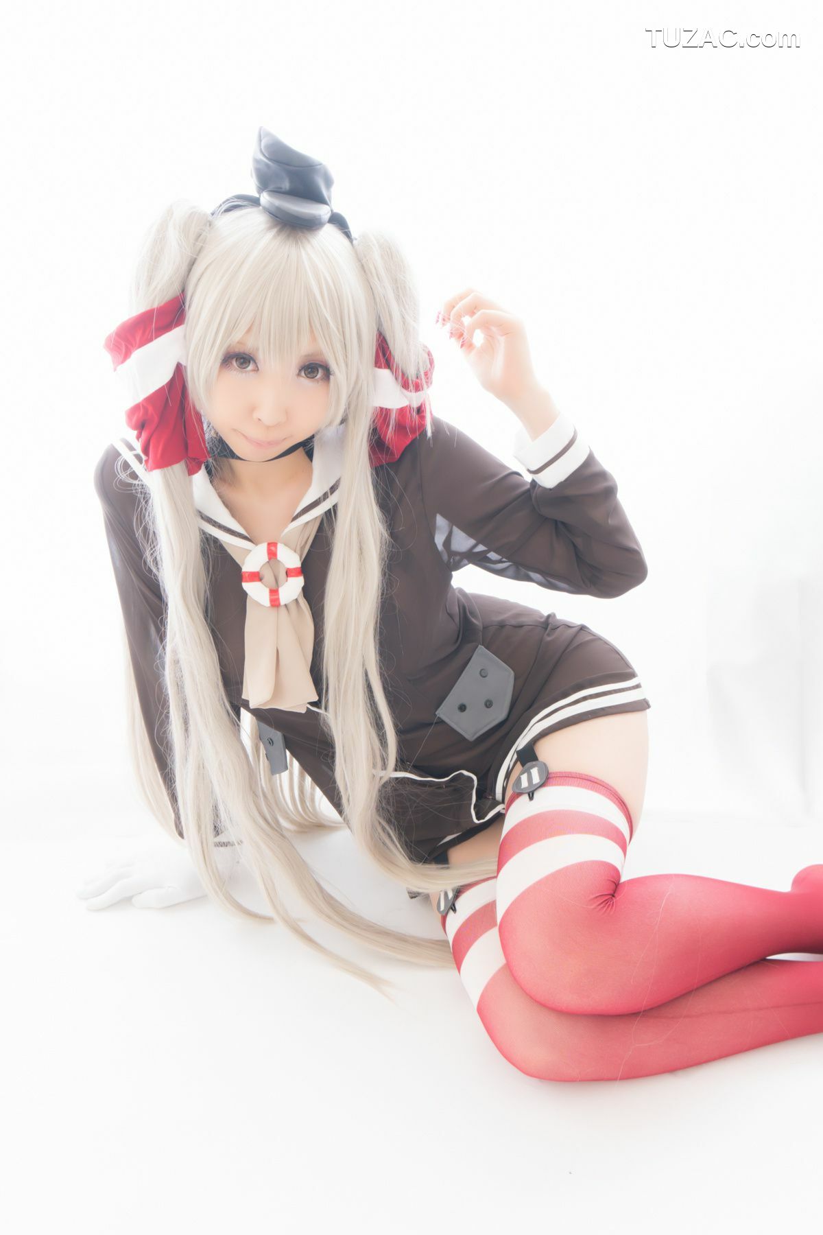 日本CosPlay_桃色れく (Momoiro Reku) 《Kantai Collection》Amatsukaze(天津風) 写真集[100P]