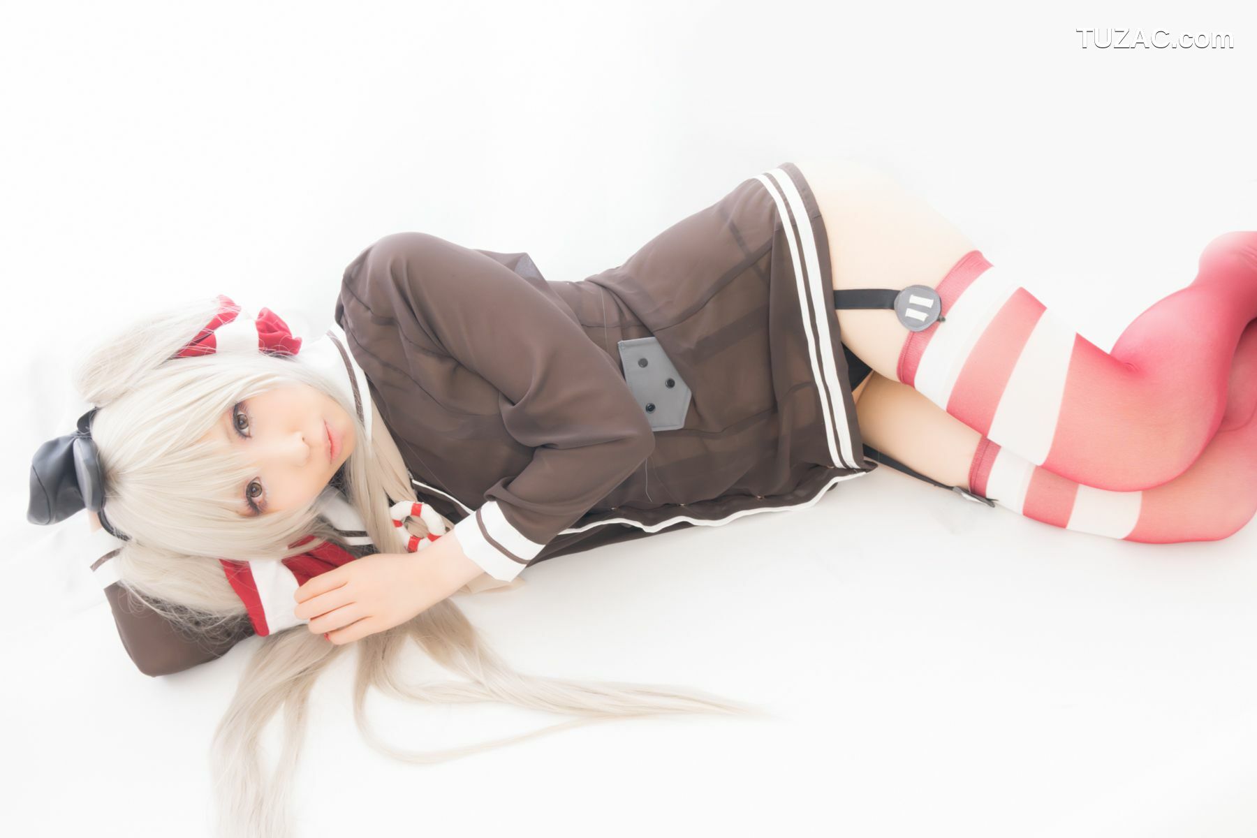 日本CosPlay_桃色れく (Momoiro Reku) 《Kantai Collection》Amatsukaze(天津風) 写真集[100P]