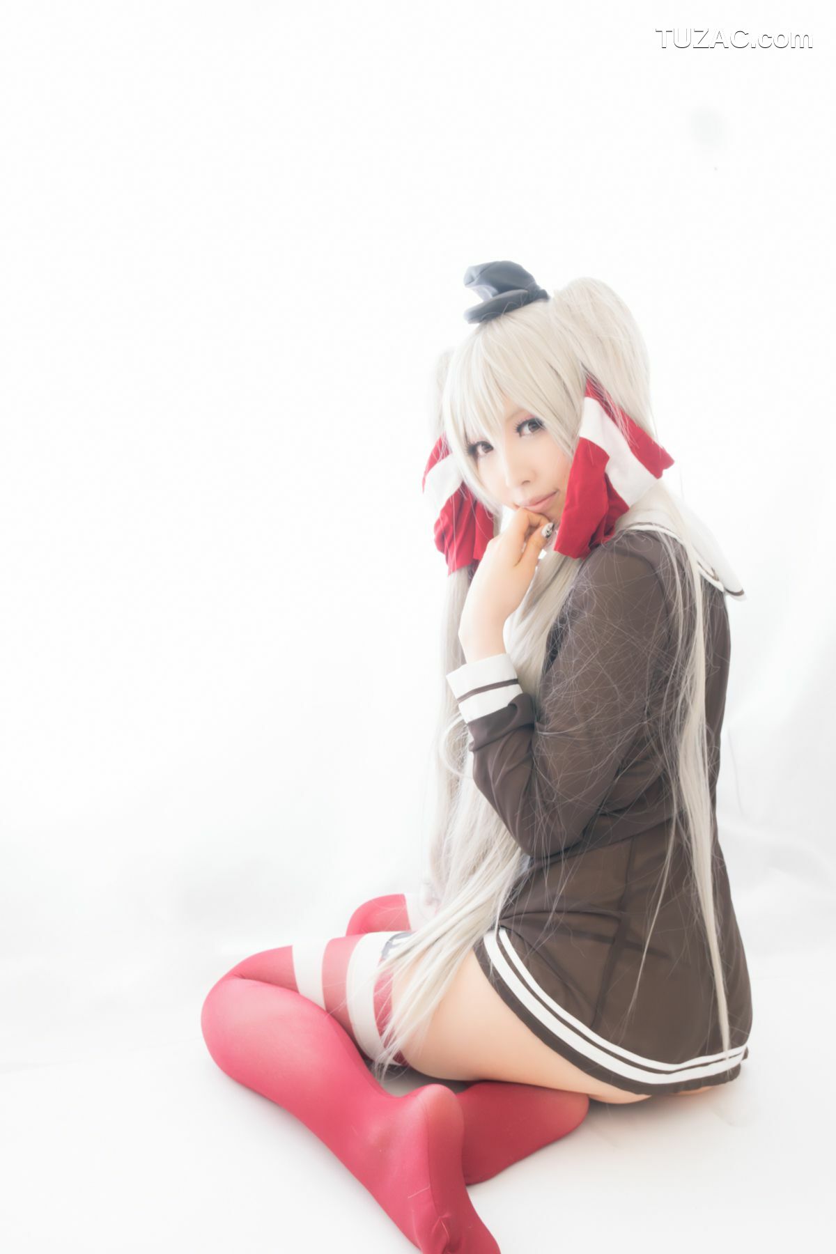 日本CosPlay_桃色れく (Momoiro Reku) 《Kantai Collection》Amatsukaze(天津風) 写真集[100P]