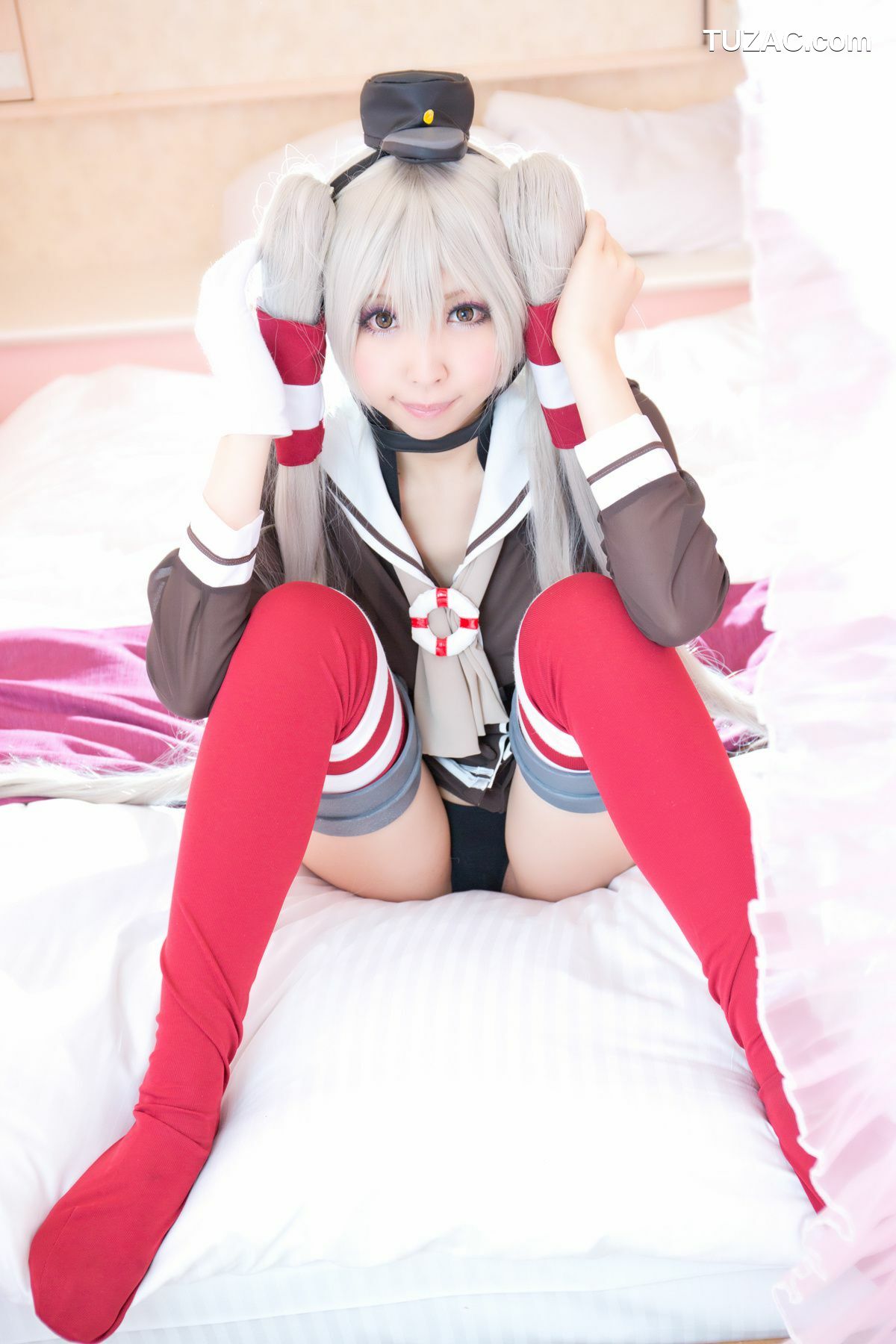 日本CosPlay_桃色れく (Momoiro Reku) 《Kantai Collection》Amatsukaze(天津風) 写真集[100P]