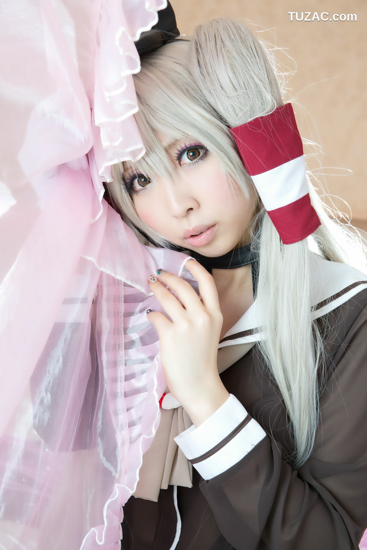 日本CosPlay_桃色れく (Momoiro Reku) 《Kantai Collection》Amatsukaze(天津風) 写真集[100P]