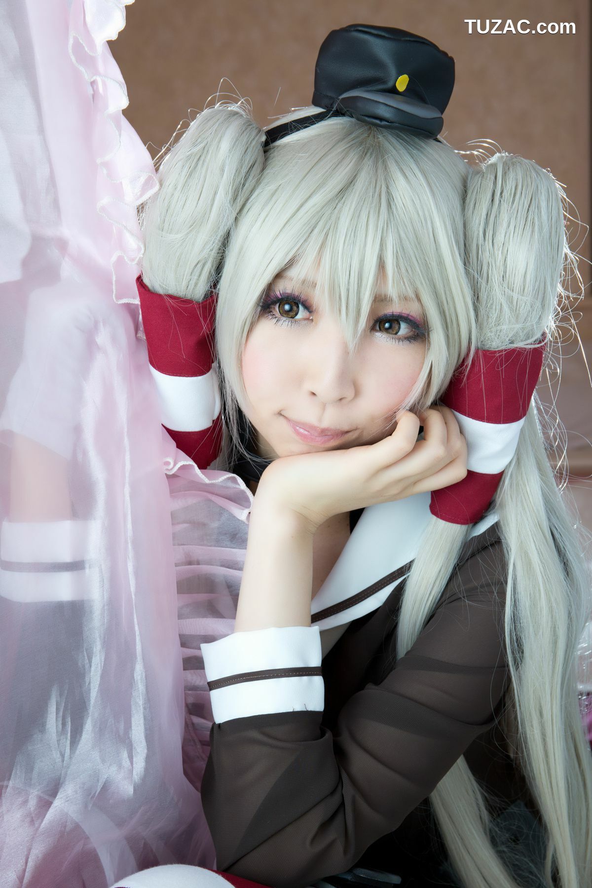 日本CosPlay_桃色れく (Momoiro Reku) 《Kantai Collection》Amatsukaze(天津風) 写真集[100P]