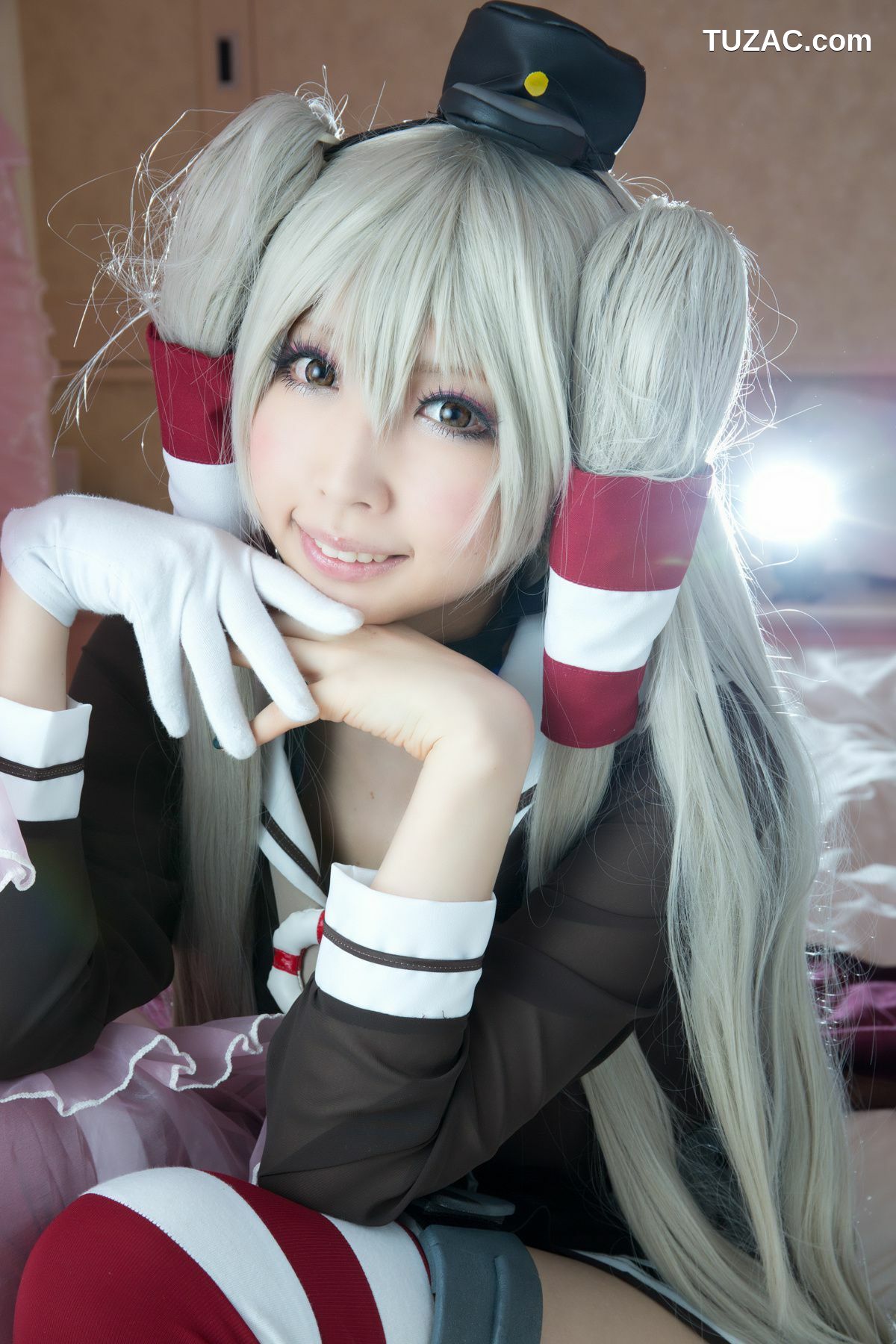 日本CosPlay_桃色れく (Momoiro Reku) 《Kantai Collection》Amatsukaze(天津風) 写真集[100P]