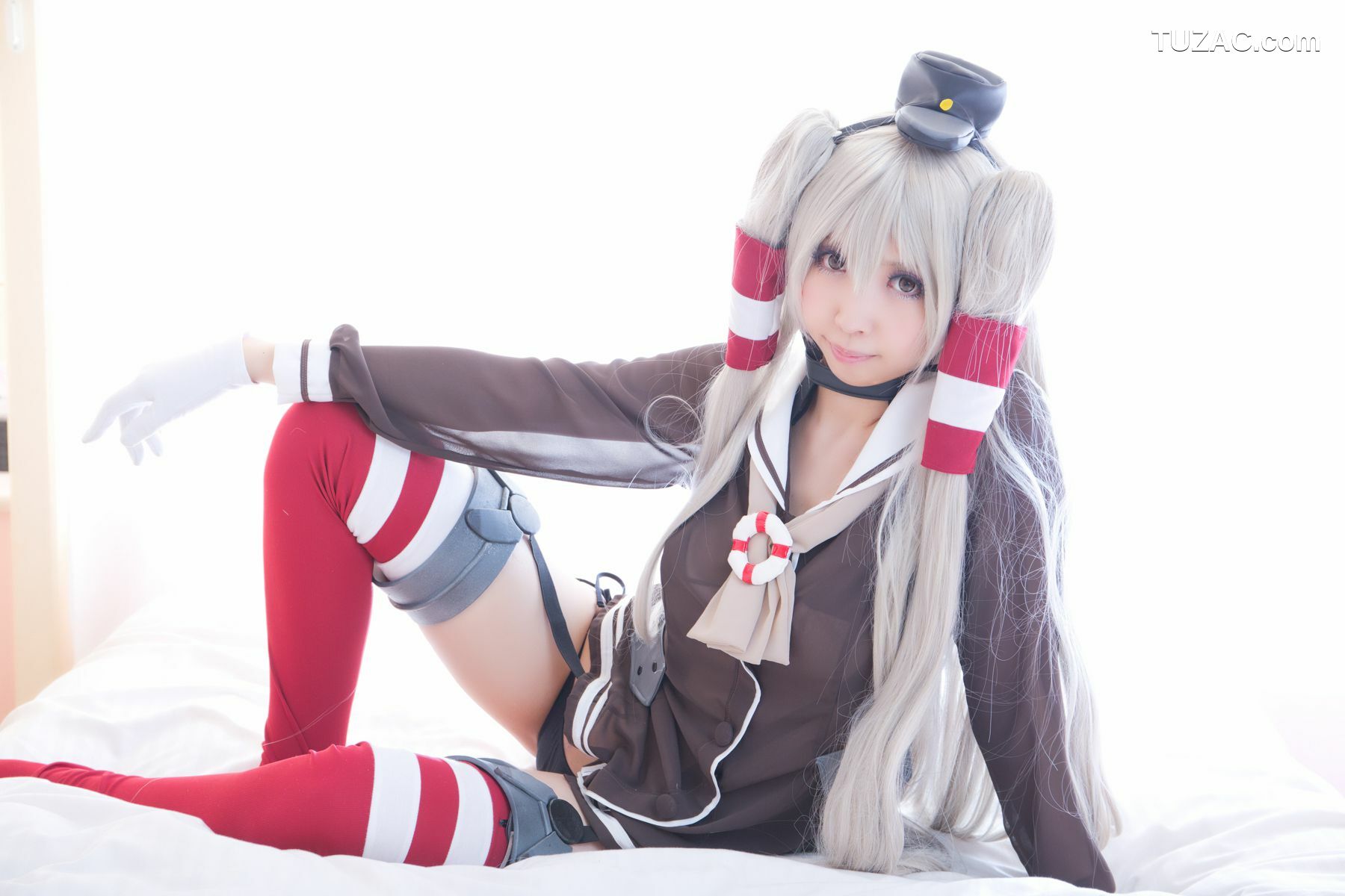 日本CosPlay_桃色れく (Momoiro Reku) 《Kantai Collection》Amatsukaze(天津風) 写真集[100P]