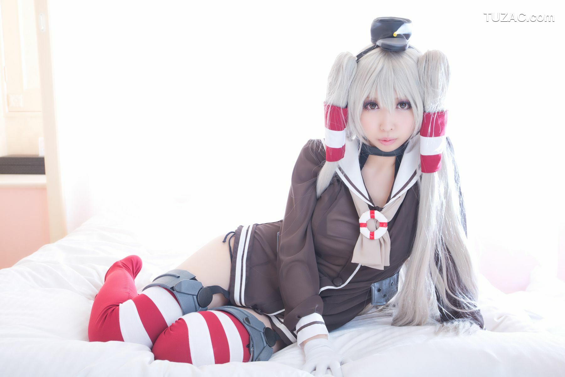 日本CosPlay_桃色れく (Momoiro Reku) 《Kantai Collection》Amatsukaze(天津風) 写真集[100P]