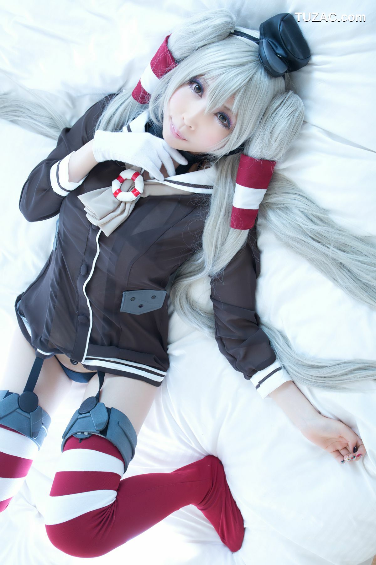 日本CosPlay_桃色れく (Momoiro Reku) 《Kantai Collection》Amatsukaze(天津風) 写真集[100P]