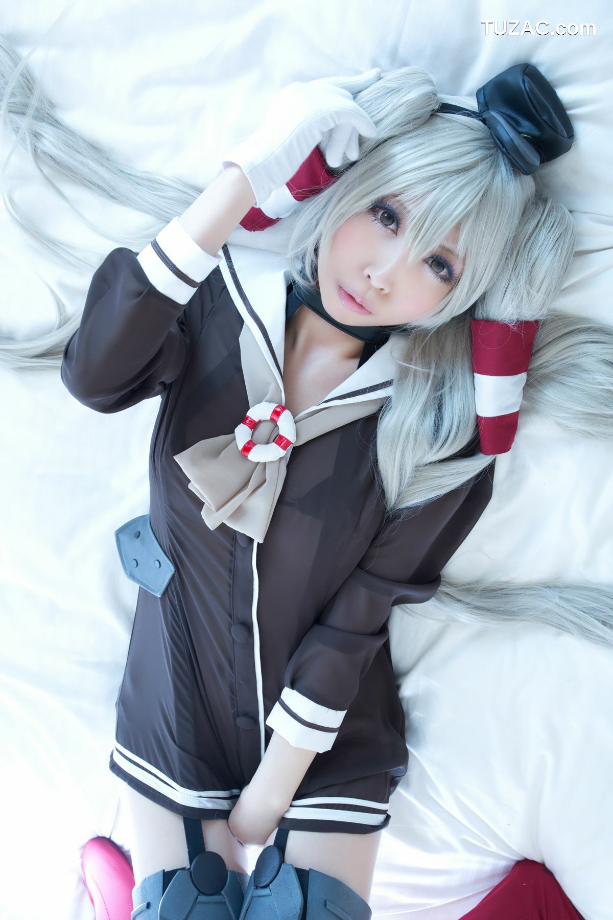 日本CosPlay_桃色れく (Momoiro Reku) 《Kantai Collection》Amatsukaze(天津風) 写真集[100P]