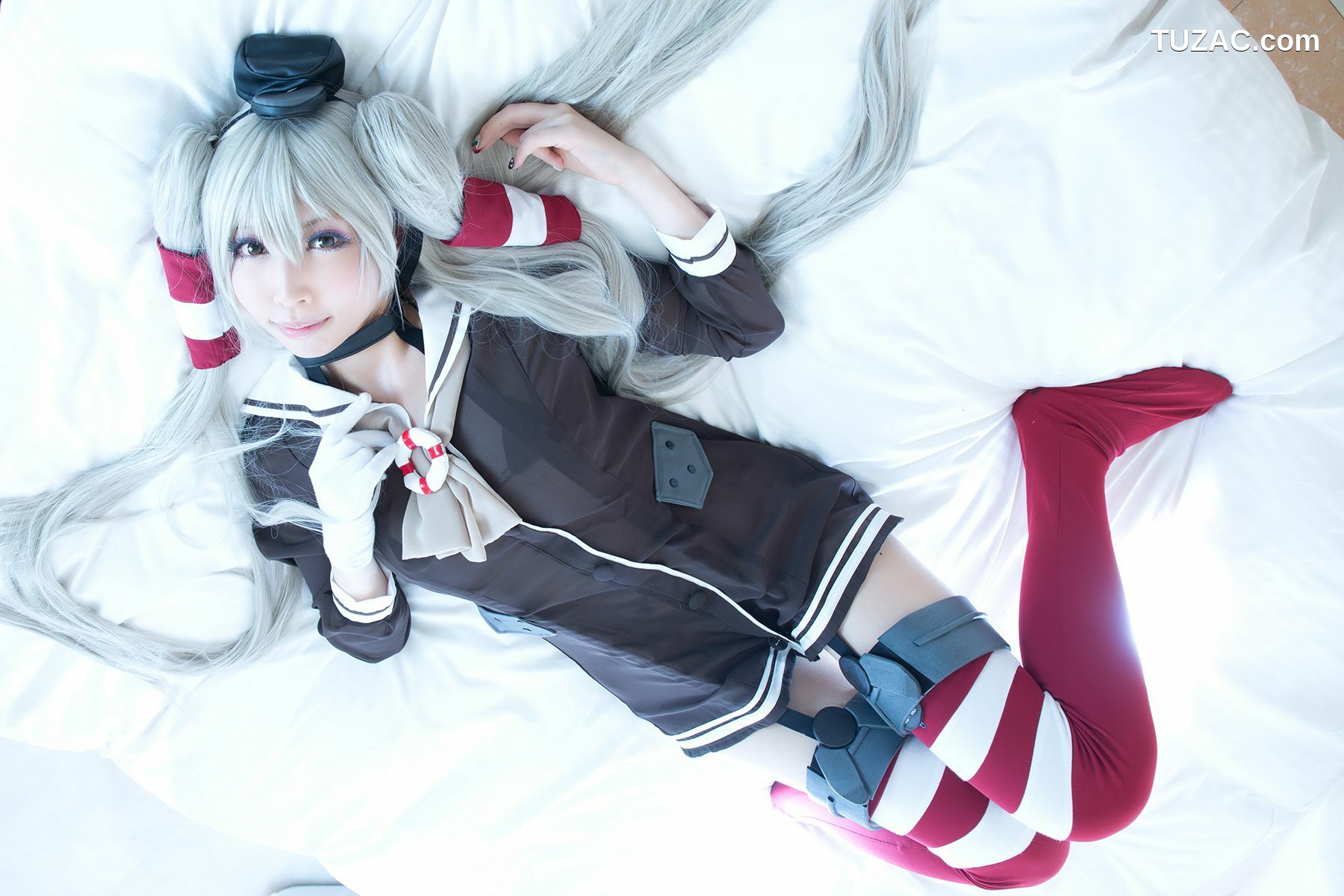 日本CosPlay_桃色れく (Momoiro Reku) 《Kantai Collection》Amatsukaze(天津風) 写真集[100P]