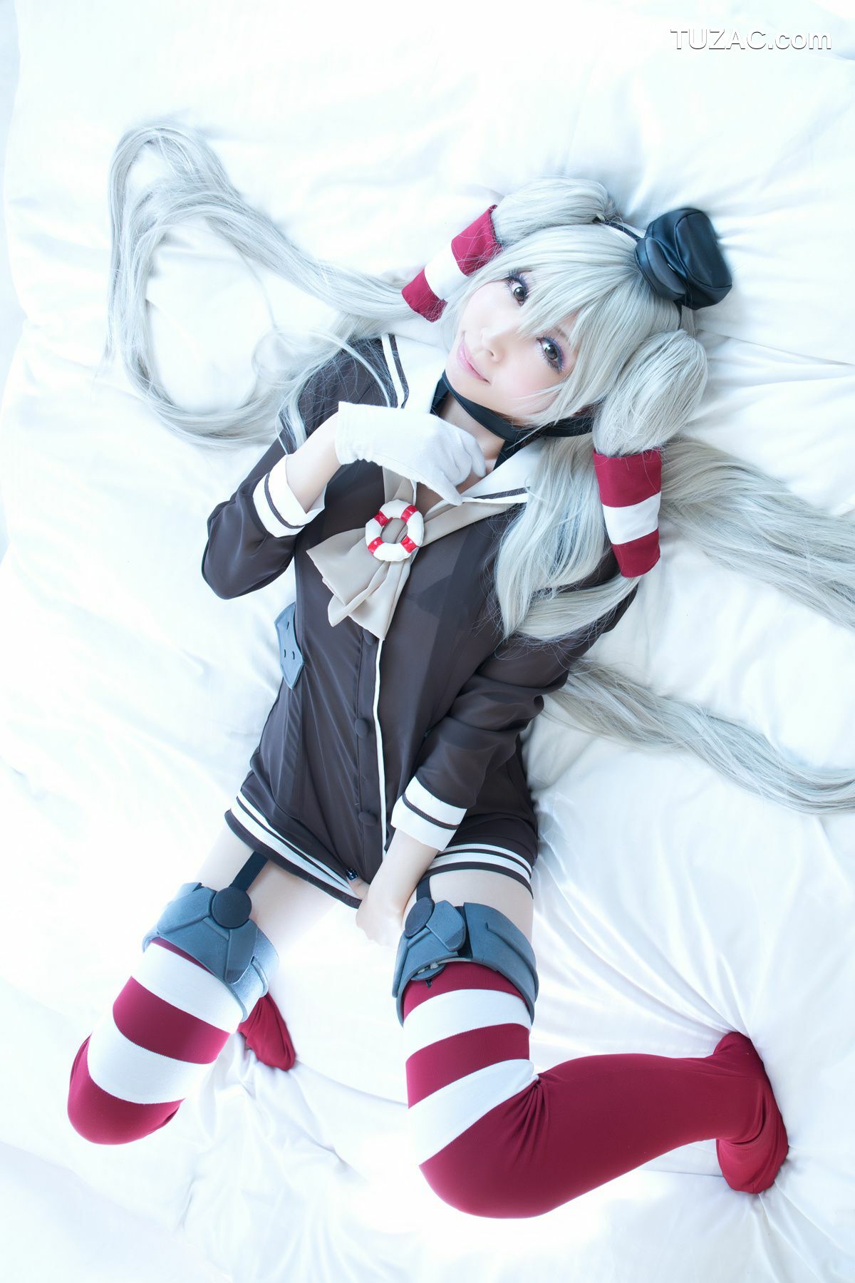 日本CosPlay_桃色れく (Momoiro Reku) 《Kantai Collection》Amatsukaze(天津風) 写真集[100P]