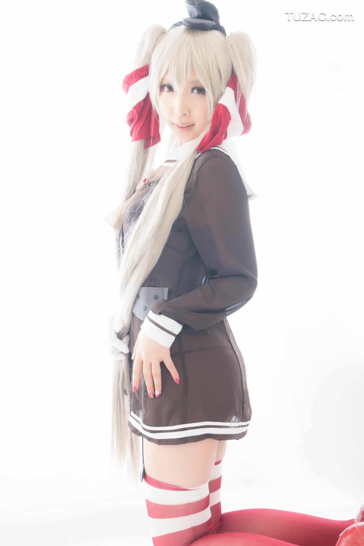 日本CosPlay_桃色れく (Momoiro Reku) 《Kantai Collection》Amatsukaze(天津風) 写真集[100P]