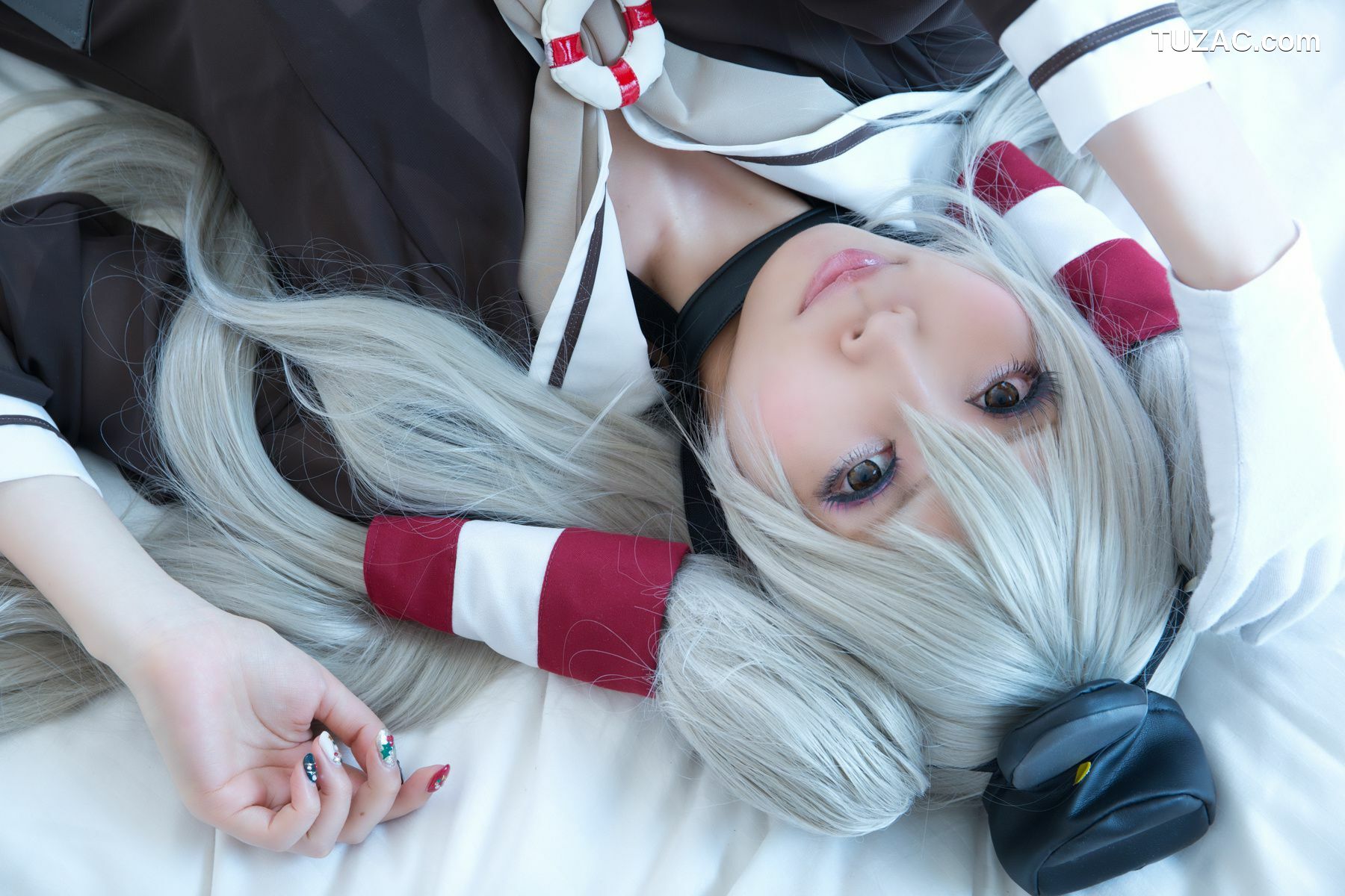 日本CosPlay_桃色れく (Momoiro Reku) 《Kantai Collection》Amatsukaze(天津風) 写真集[100P]