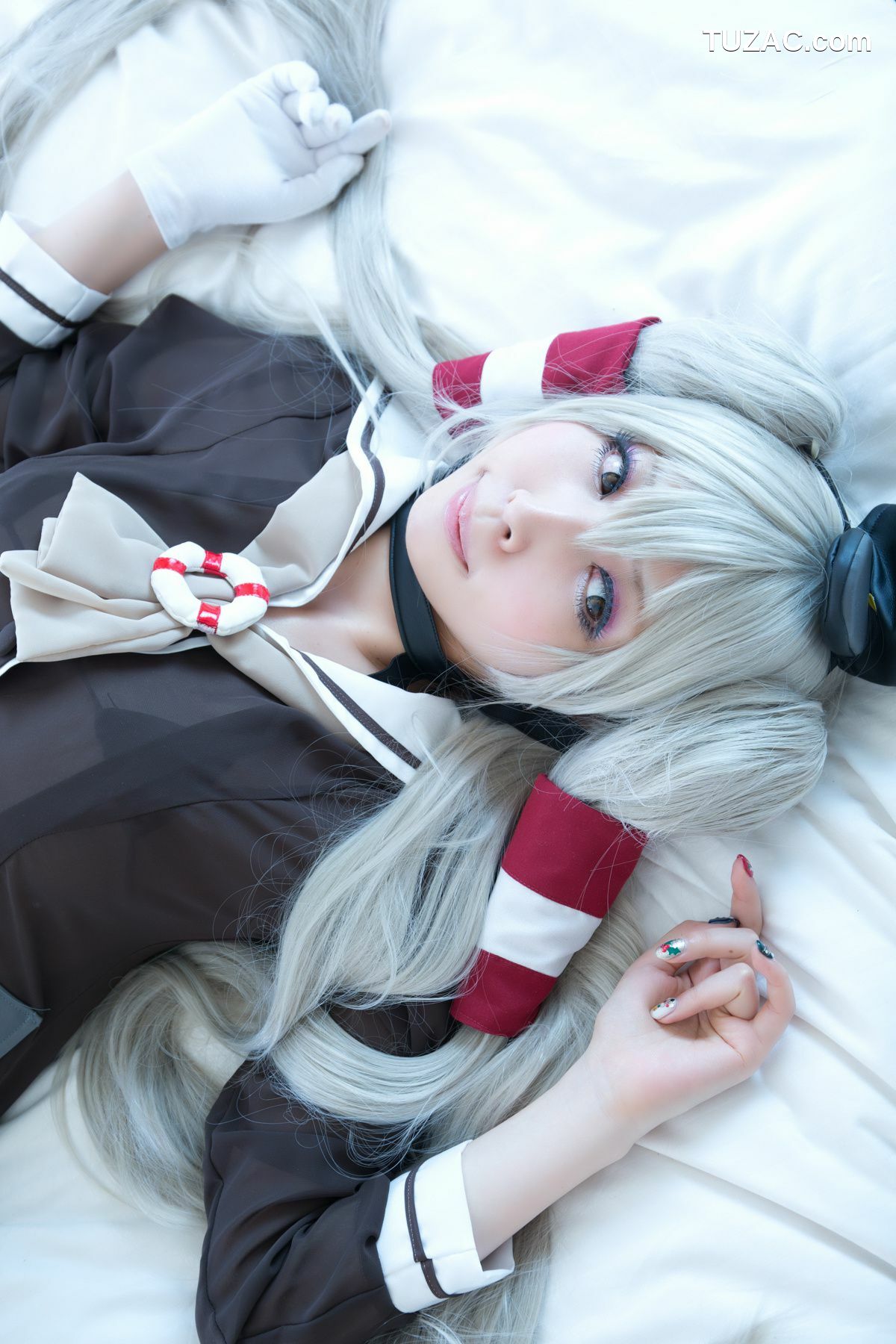 日本CosPlay_桃色れく (Momoiro Reku) 《Kantai Collection》Amatsukaze(天津風) 写真集[100P]