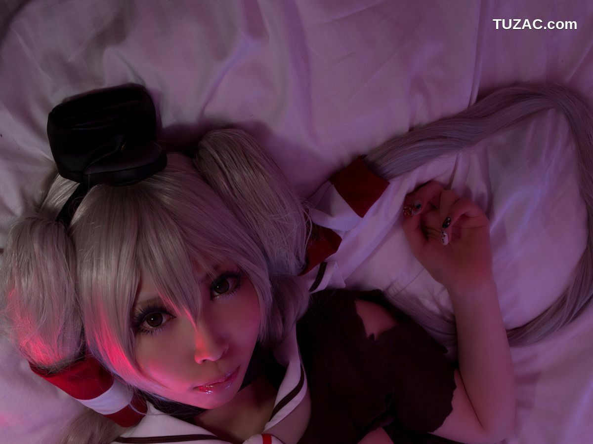 日本CosPlay_桃色れく (Momoiro Reku) 《Kantai Collection》Amatsukaze(天津風) 写真集[100P]