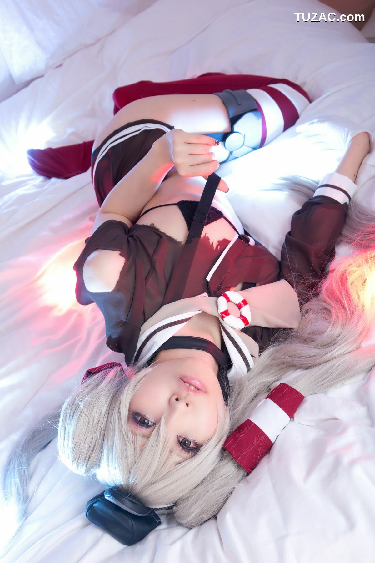 日本CosPlay_桃色れく (Momoiro Reku) 《Kantai Collection》Amatsukaze(天津風) 写真集[100P]