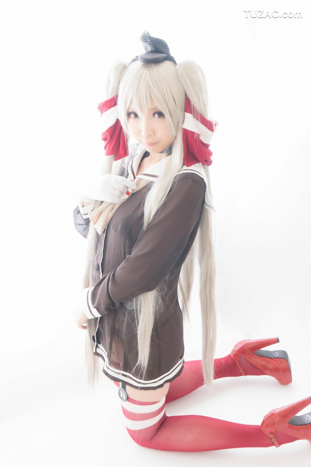 日本CosPlay_桃色れく (Momoiro Reku) 《Kantai Collection》Amatsukaze(天津風) 写真集[100P]