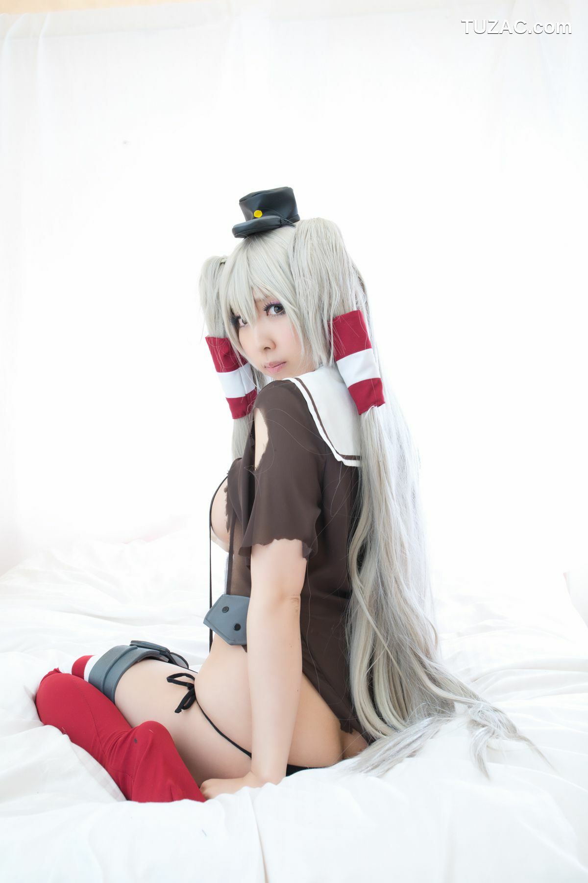 日本CosPlay_桃色れく (Momoiro Reku) 《Kantai Collection》Amatsukaze(天津風) 写真集[100P]