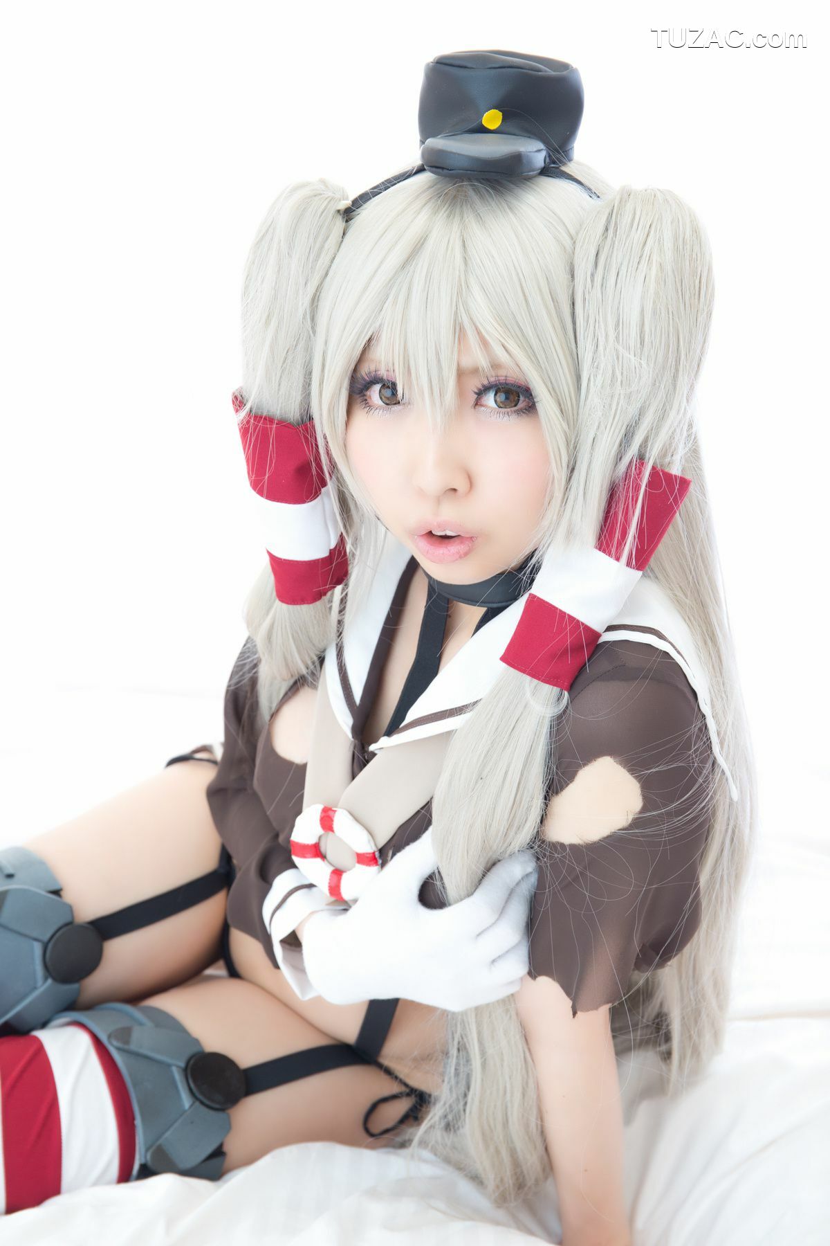 日本CosPlay_桃色れく (Momoiro Reku) 《Kantai Collection》Amatsukaze(天津風) 写真集[100P]