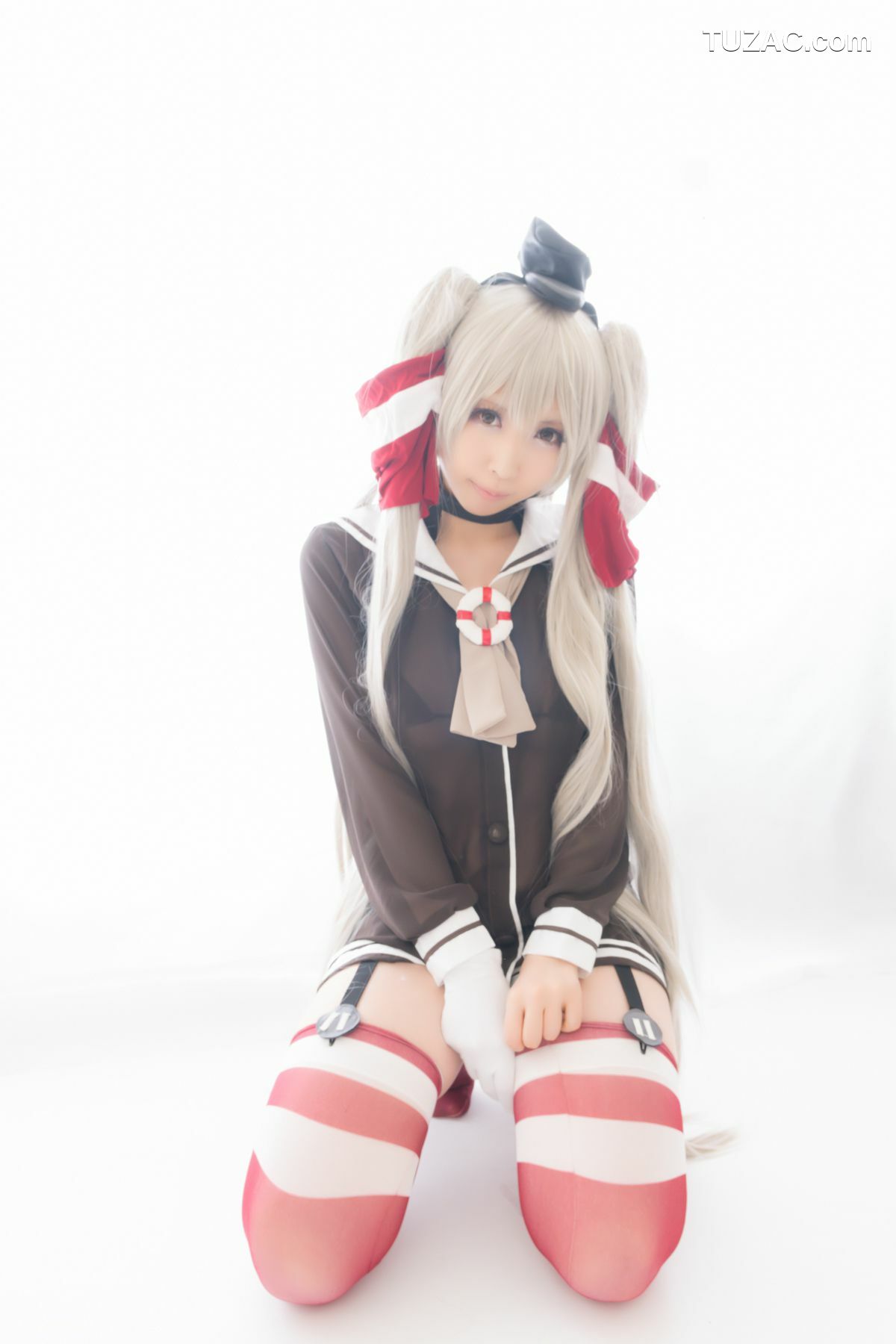 日本CosPlay_桃色れく (Momoiro Reku) 《Kantai Collection》Amatsukaze(天津風) 写真集[100P]