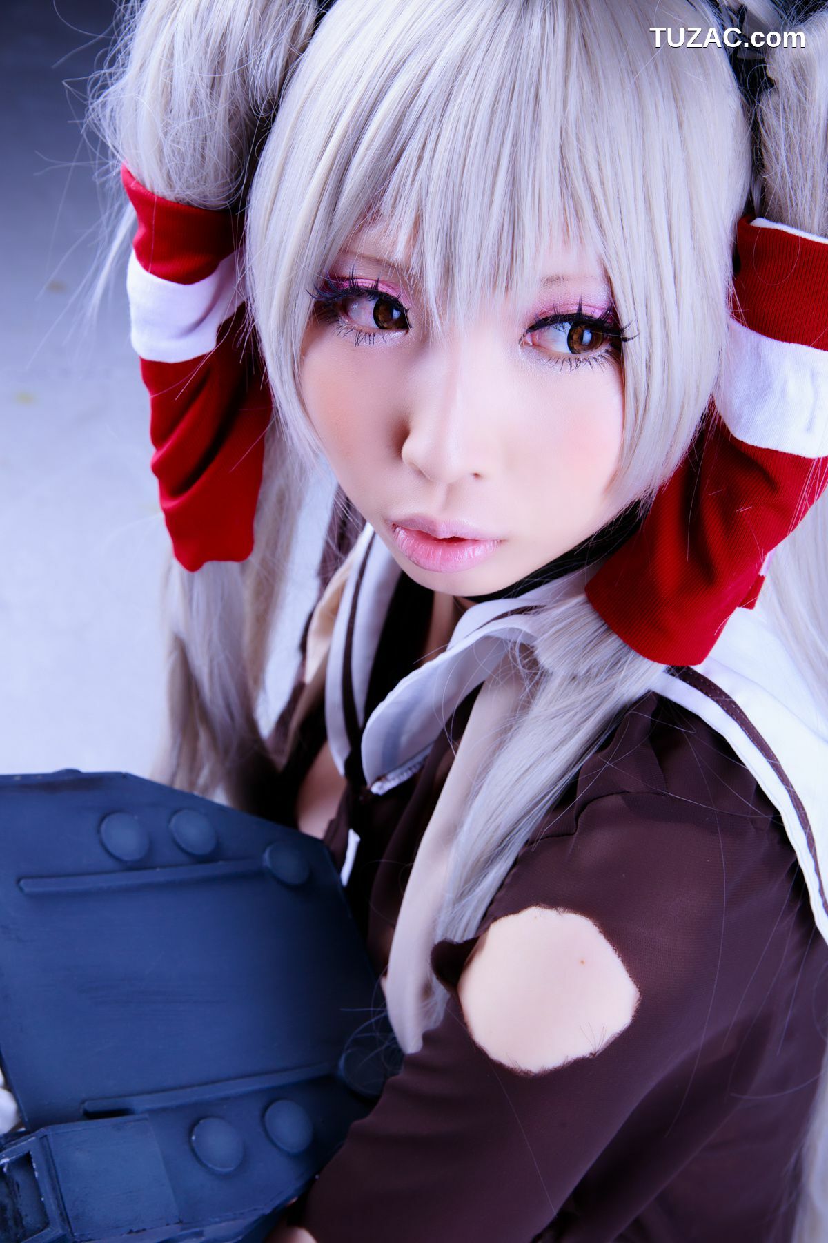 日本CosPlay_桃色れく (Momoiro Reku) 《Kantai Collection》Amatsukaze(天津風) 写真集[100P]