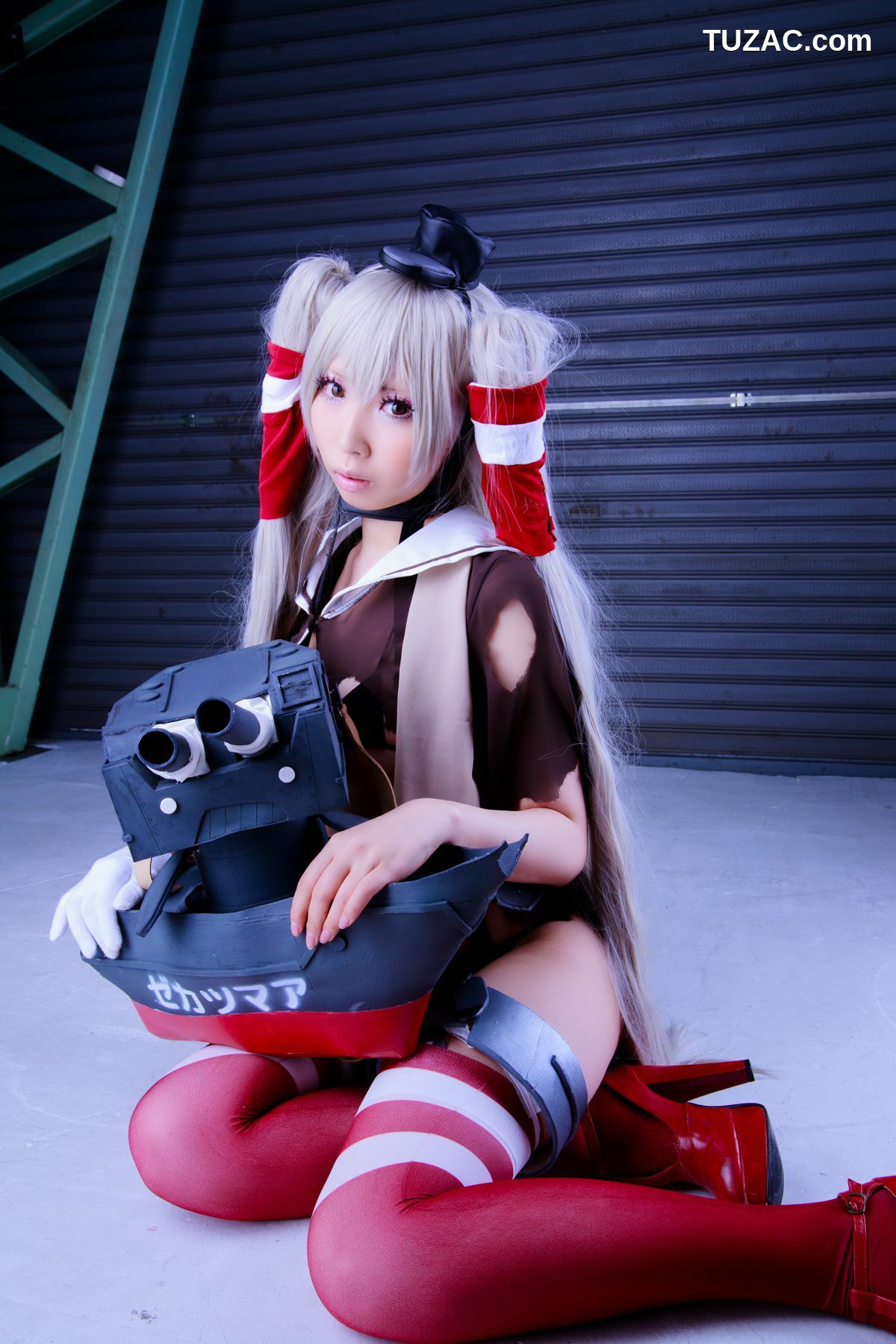 日本CosPlay_桃色れく (Momoiro Reku) 《Kantai Collection》Amatsukaze(天津風) 写真集[100P]