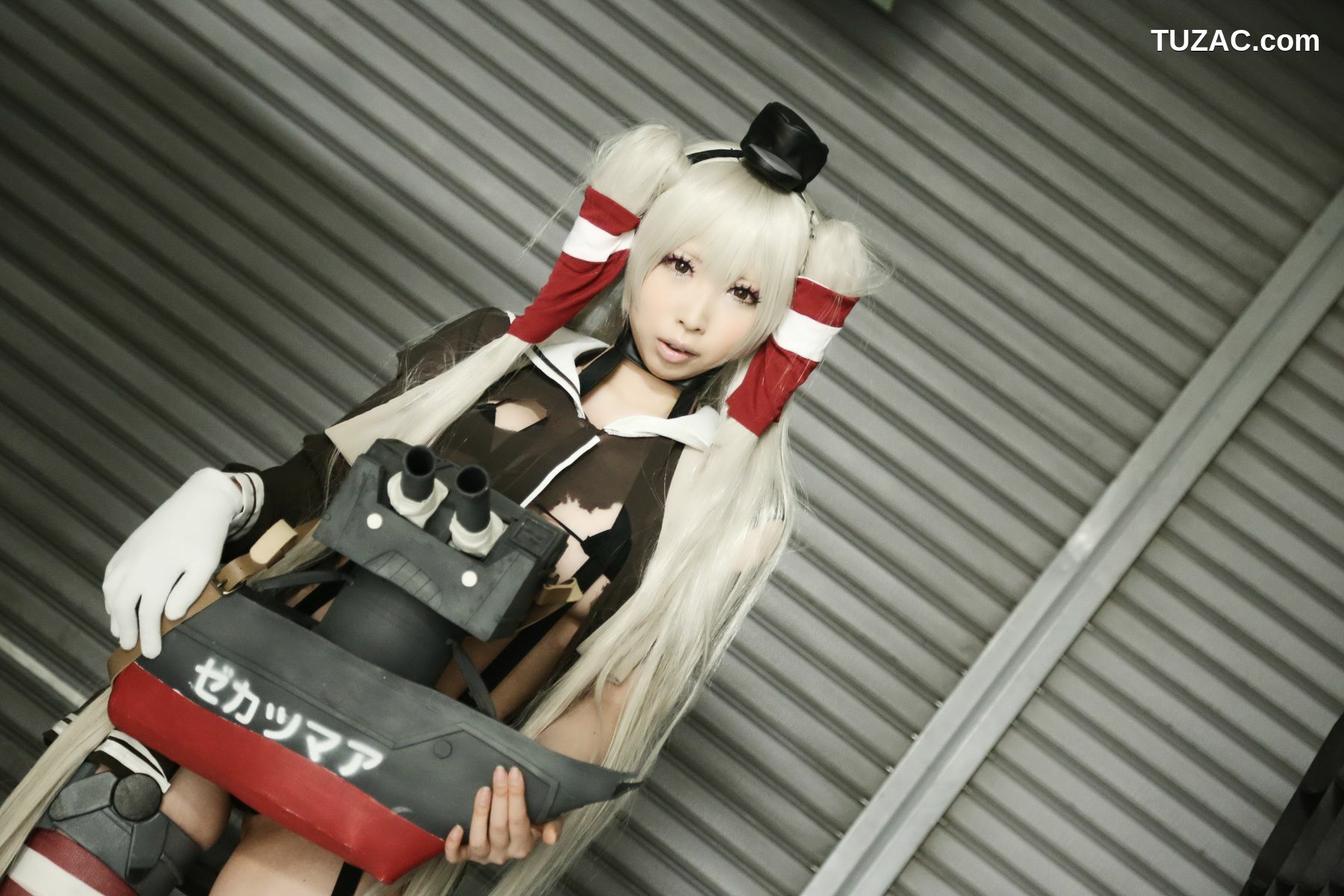 日本CosPlay_桃色れく (Momoiro Reku) 《Kantai Collection》Amatsukaze(天津風) 写真集[100P]