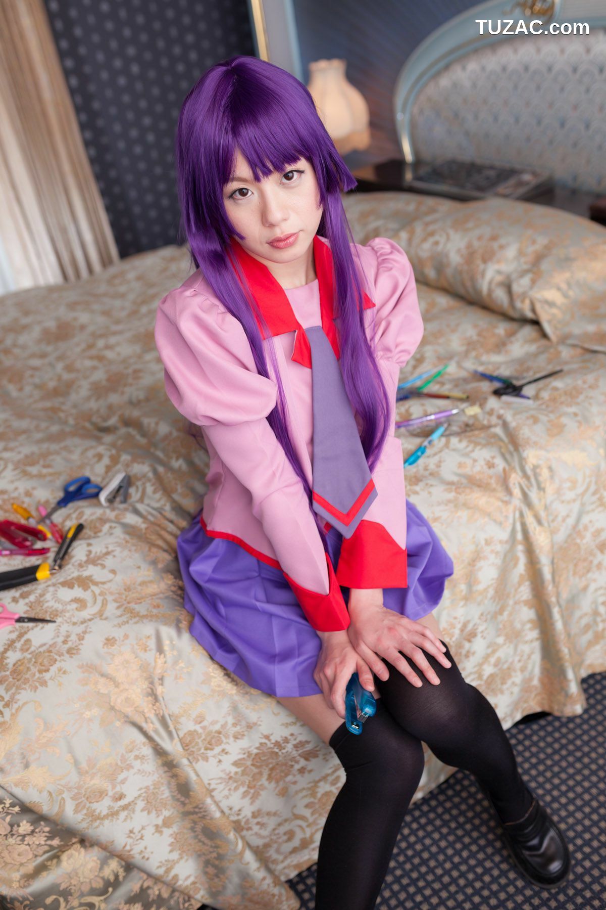 日本CosPlay_相沢恋 (相泽恋) 《Bakemonogatari(化物語)》Senjougahara Hitagi 写真集[98P]