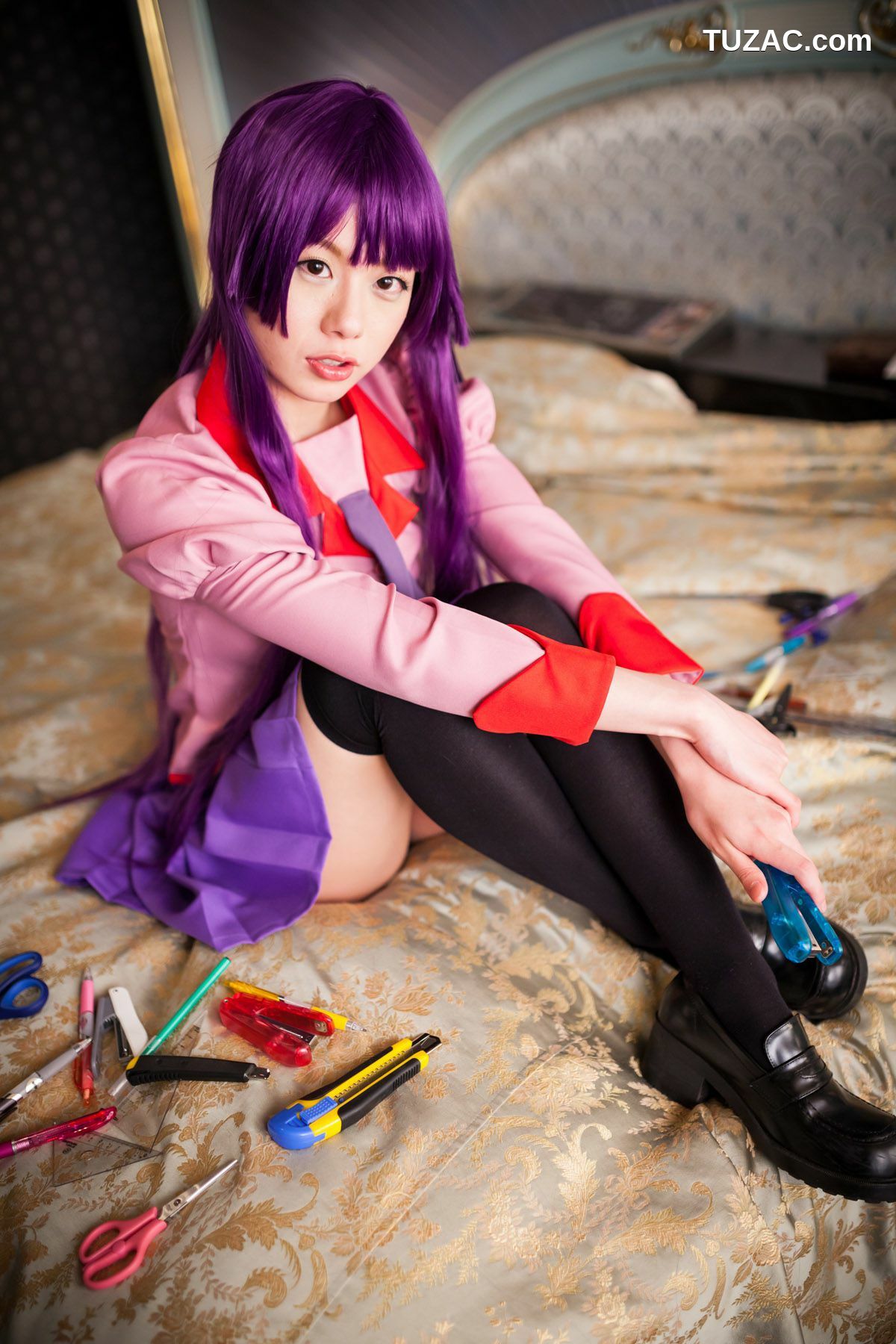 日本CosPlay_相沢恋 (相泽恋) 《Bakemonogatari(化物語)》Senjougahara Hitagi 写真集[98P]