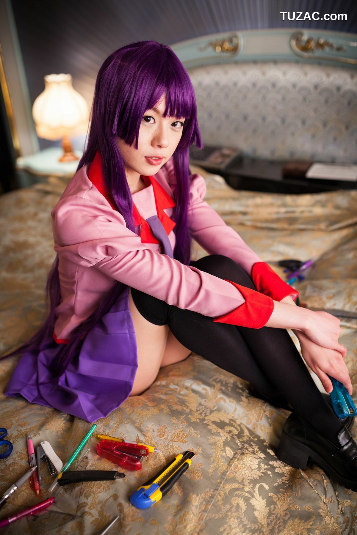 日本CosPlay_相沢恋 (相泽恋) 《Bakemonogatari(化物語)》Senjougahara Hitagi 写真集[98P]