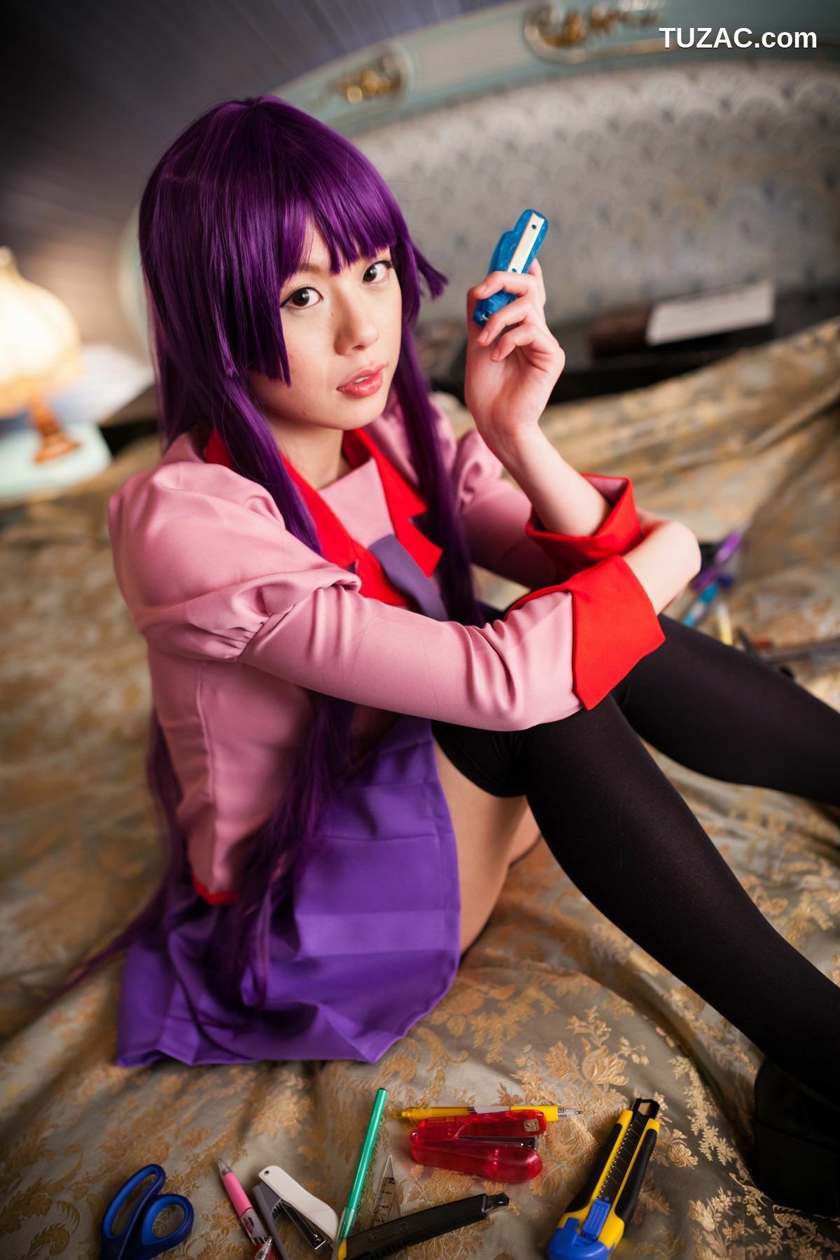 日本CosPlay_相沢恋 (相泽恋) 《Bakemonogatari(化物語)》Senjougahara Hitagi 写真集[98P]