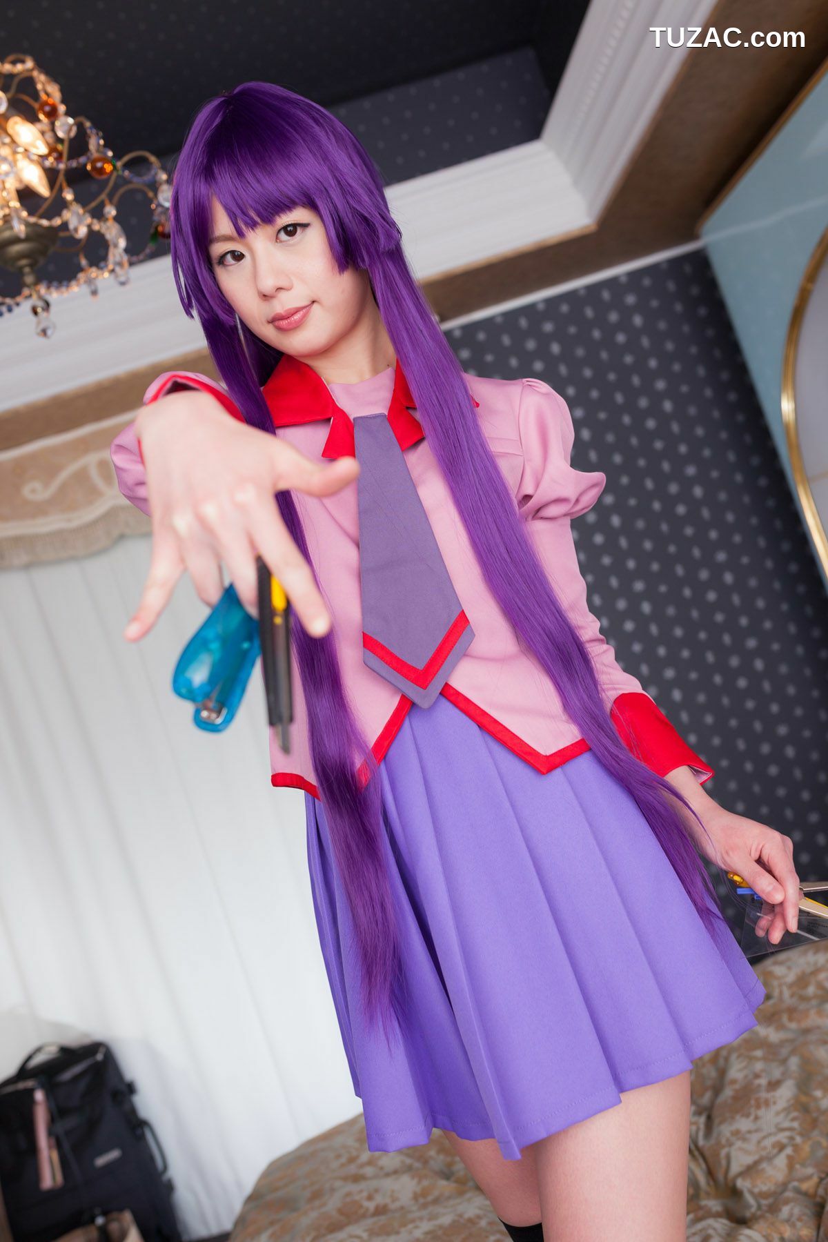 日本CosPlay_相沢恋 (相泽恋) 《Bakemonogatari(化物語)》Senjougahara Hitagi 写真集[98P]