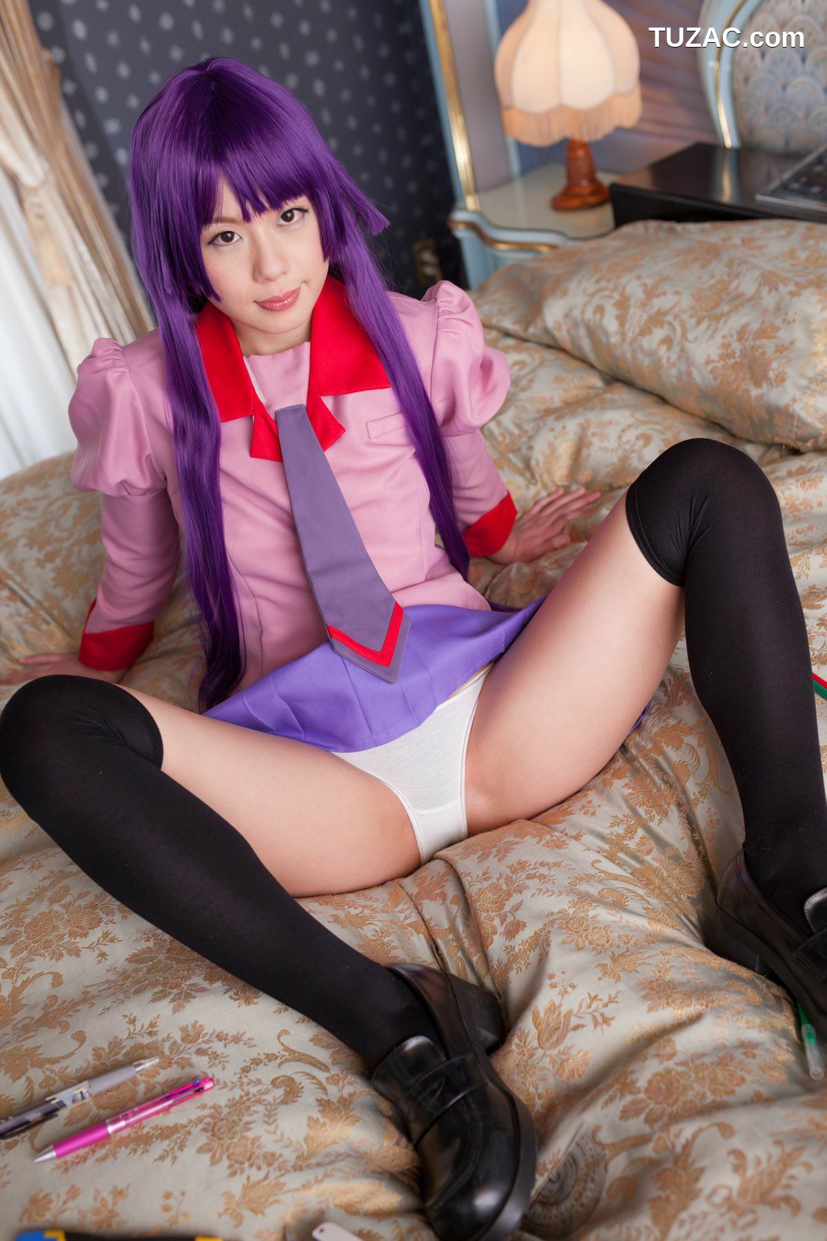 日本CosPlay_相沢恋 (相泽恋) 《Bakemonogatari(化物語)》Senjougahara Hitagi 写真集[98P]