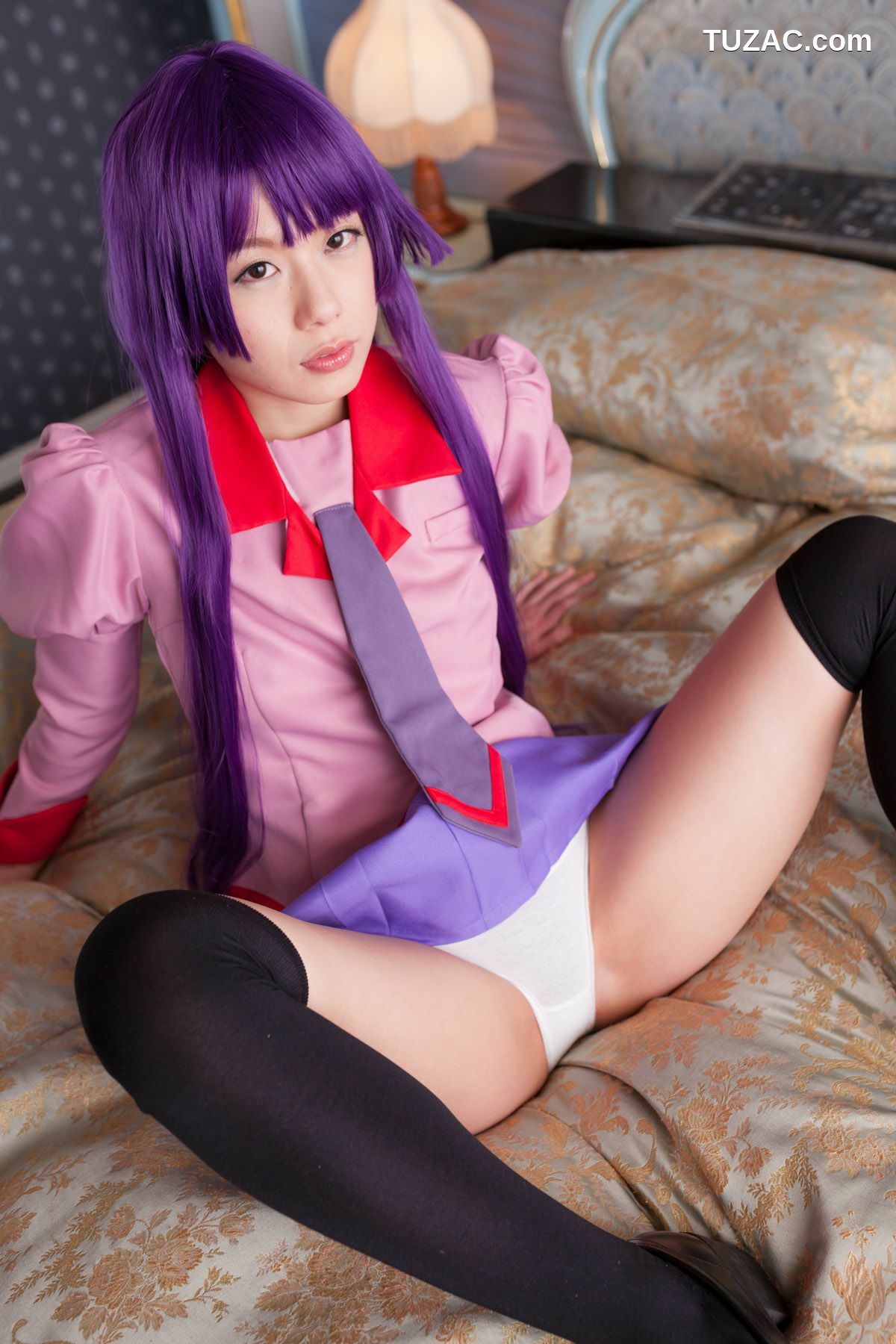 日本CosPlay_相沢恋 (相泽恋) 《Bakemonogatari(化物語)》Senjougahara Hitagi 写真集[98P]