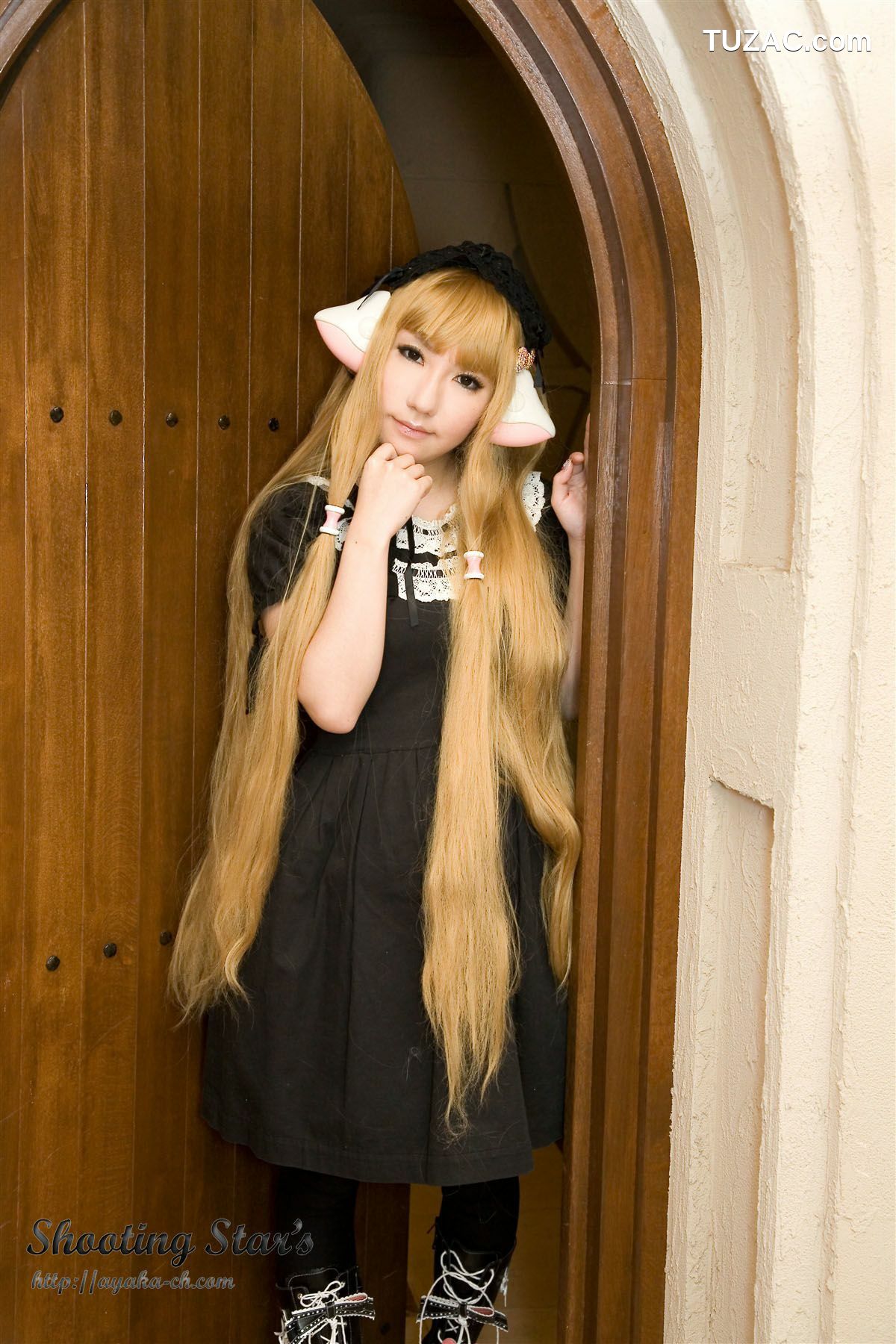 日本CosPlay_绫香 (Saku サク) 《Chobits》Chii+Freya 写真集[47P]