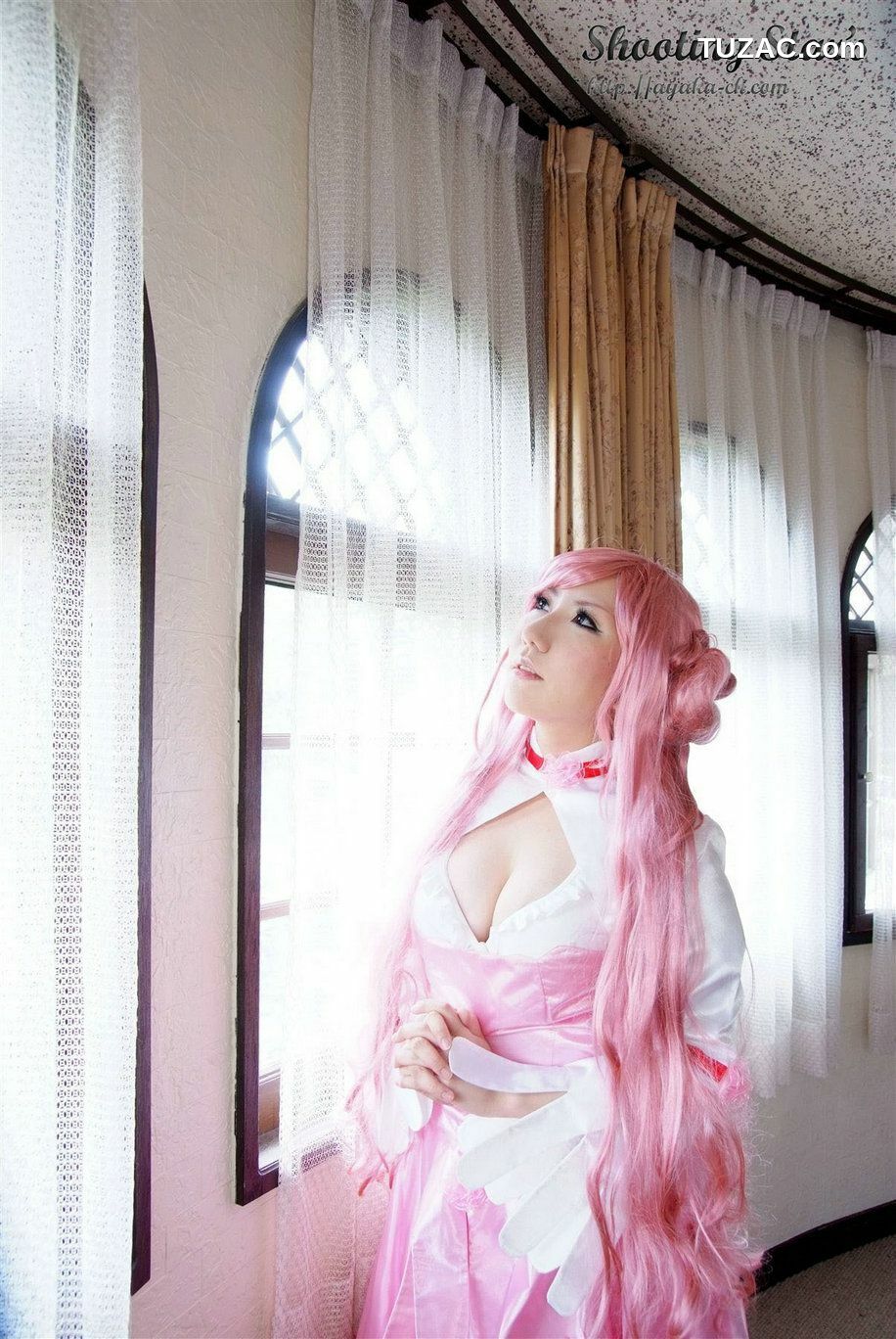 日本CosPlay_绫香 (Saku サク) 《Code Geass》Euphemia li Britannia 写真集[72P]