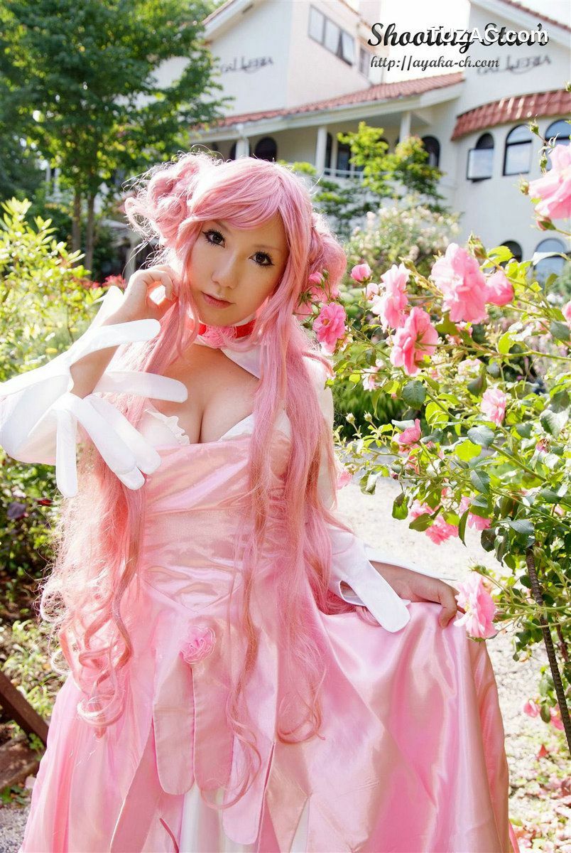 日本CosPlay_绫香 (Saku サク) 《Code Geass》Euphemia li Britannia 写真集[72P]