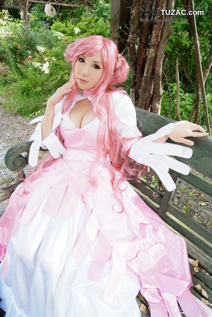 日本CosPlay_绫香 (Saku サク) 《Code Geass》Euphemia li Britannia 写真集[72P]