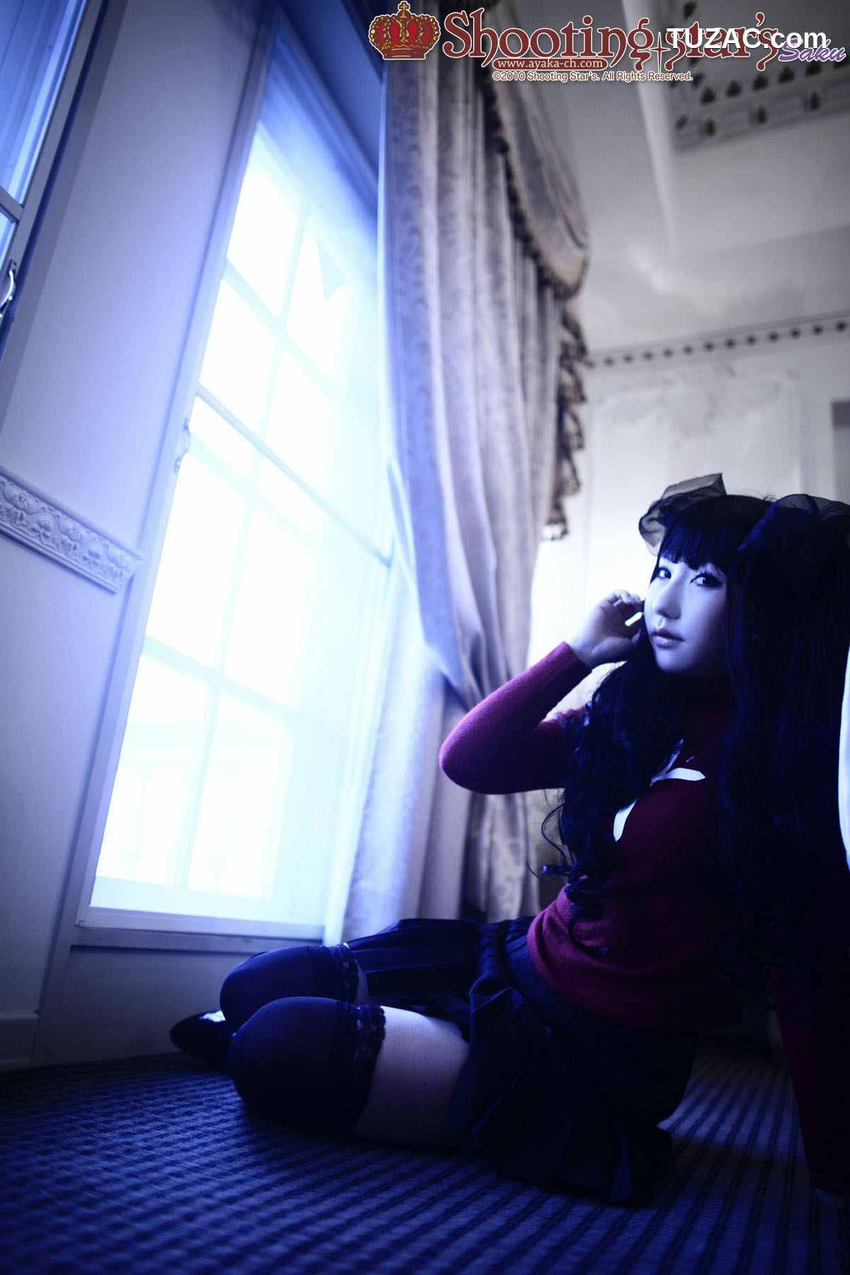 日本CosPlay_绫香 (Saku サク) 《Fate stay night》Toosaka Rin 遠坂凛 写真集[100P]
