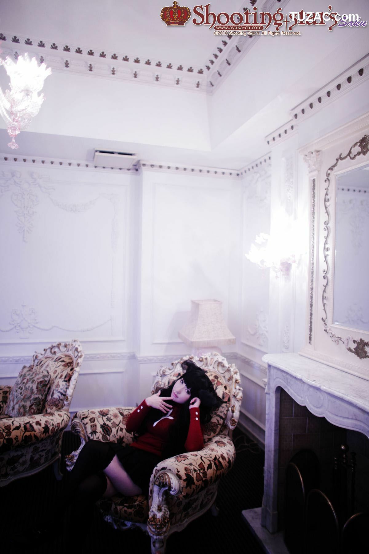 日本CosPlay_绫香 (Saku サク) 《Fate stay night》Toosaka Rin 遠坂凛 写真集[100P]