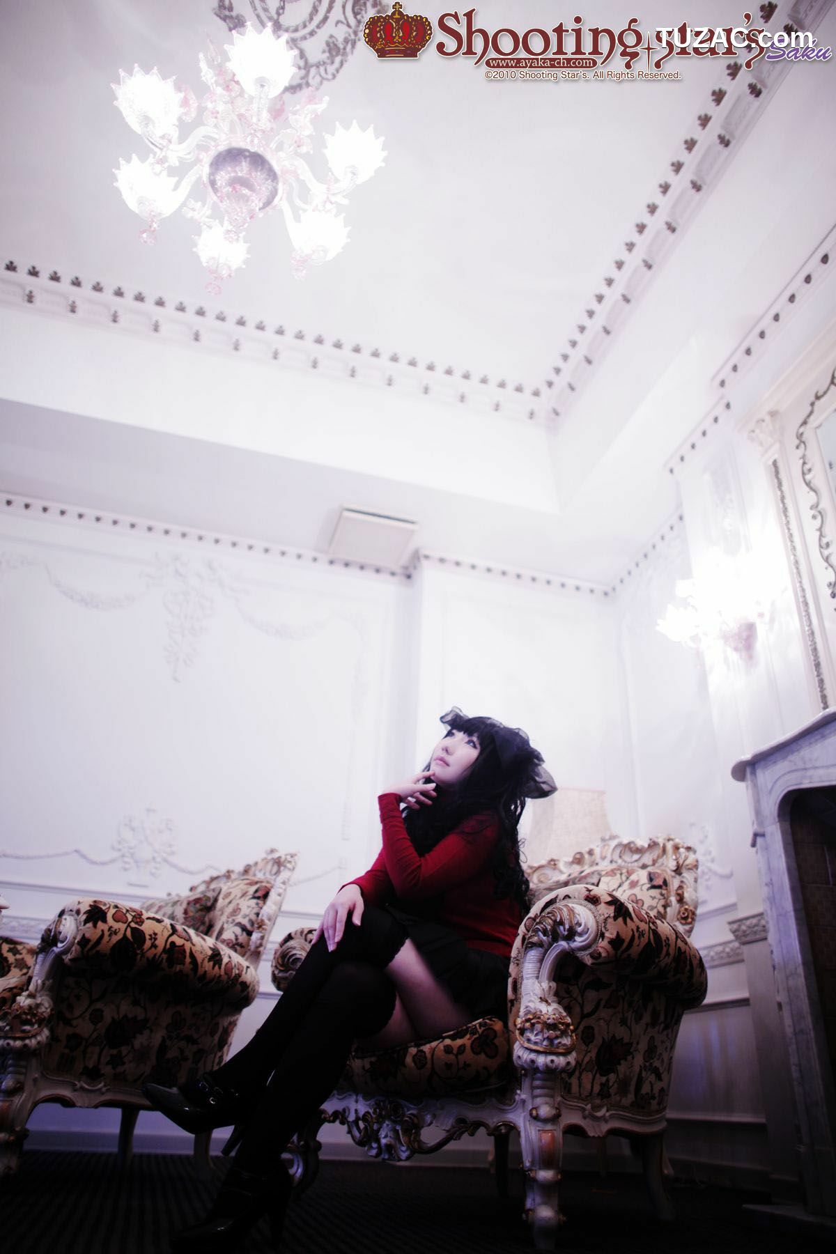 日本CosPlay_绫香 (Saku サク) 《Fate stay night》Toosaka Rin 遠坂凛 写真集[100P]