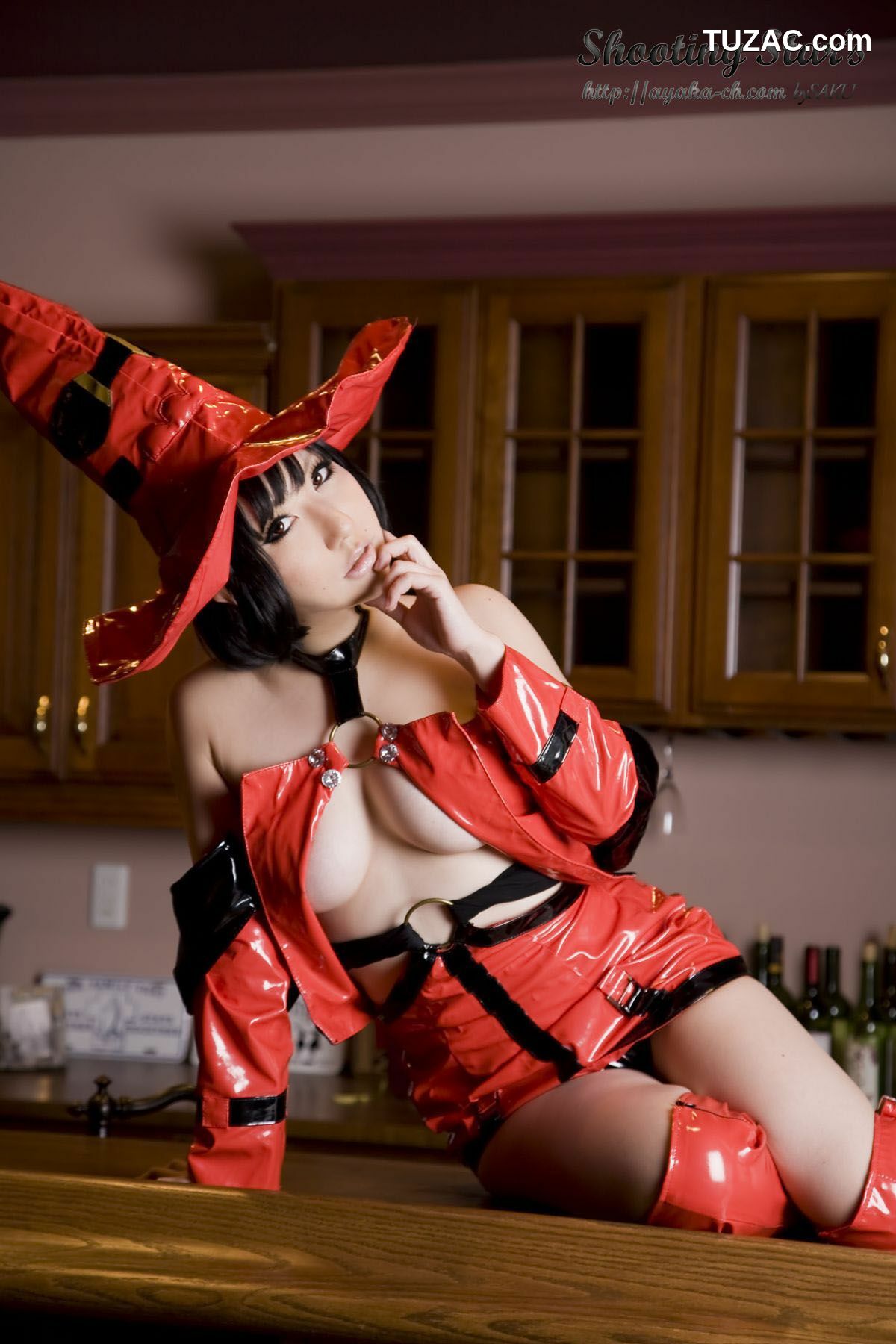 日本CosPlay_绫香 (Saku サク) 《Guilty Gear》I-no 写真集[100P]