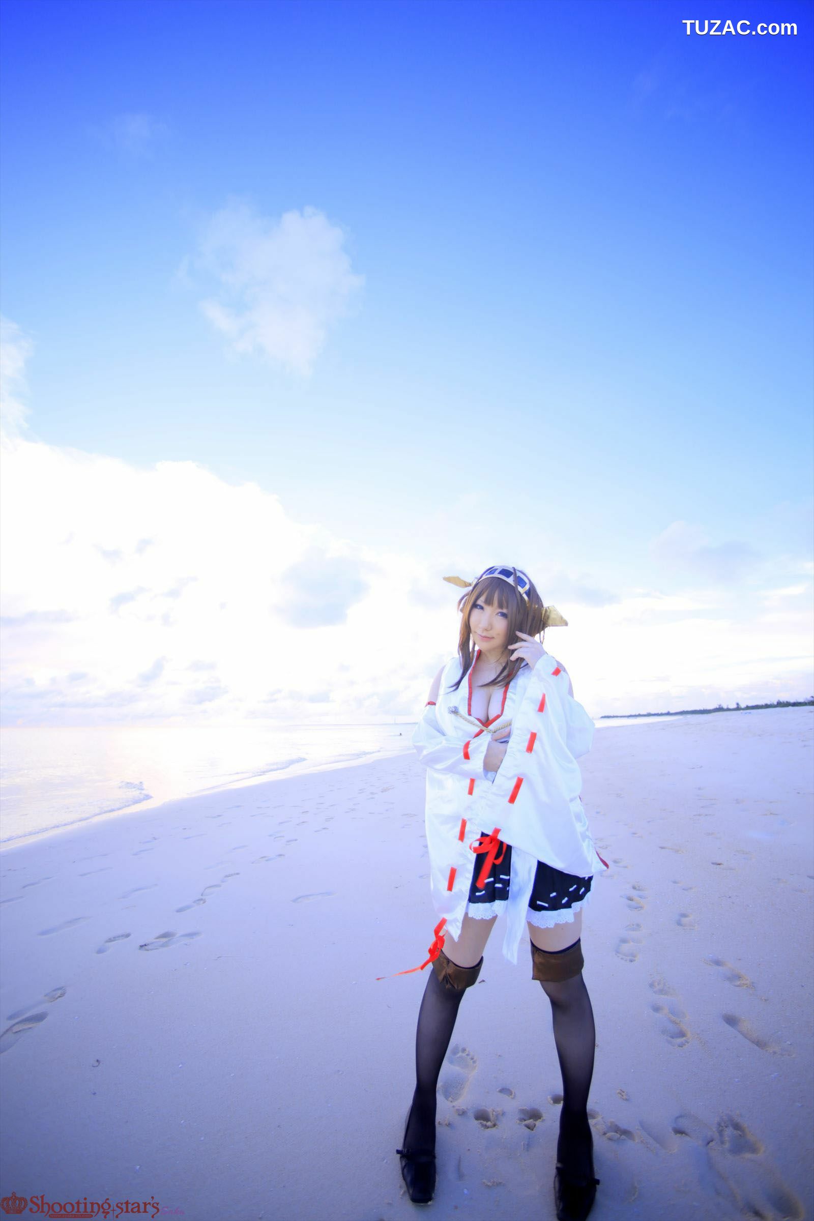 日本CosPlay_绫香 (Saku サク) 《Kantai Collection》Kongou(金剛) 写真集[115P]