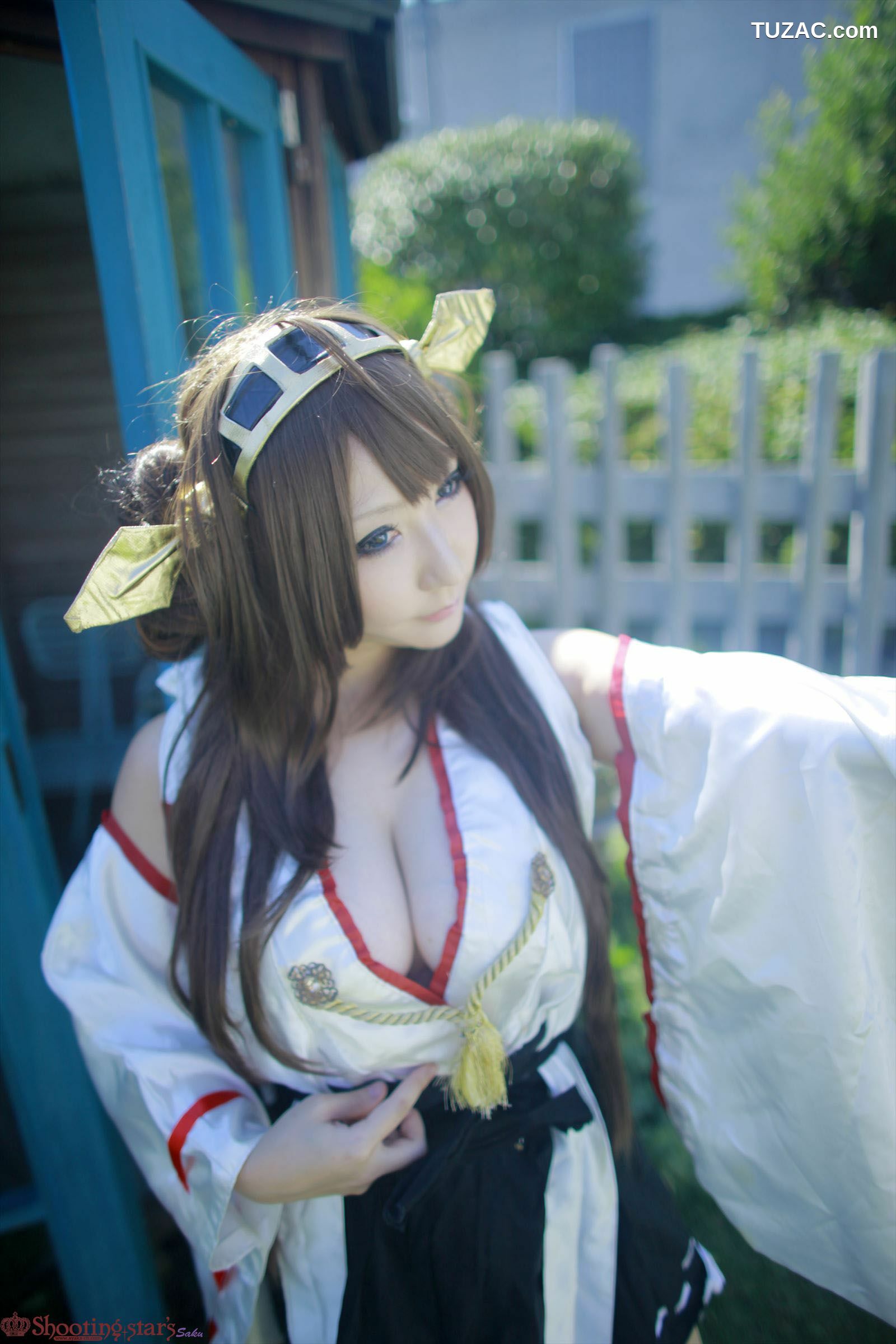 日本CosPlay_绫香 (Saku サク) 《Kantai Collection》Kongou(金剛) 写真集[115P]