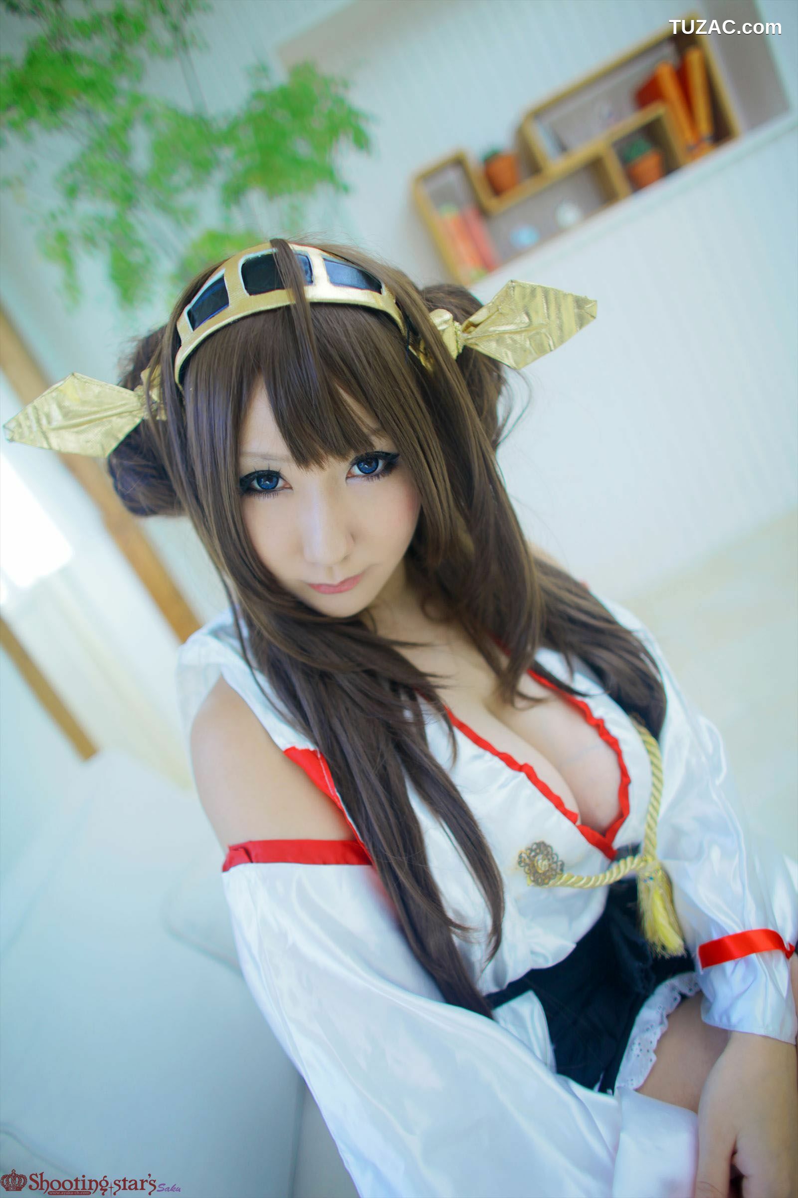 日本CosPlay_绫香 (Saku サク) 《Kantai Collection》Kongou(金剛) 写真集[115P]