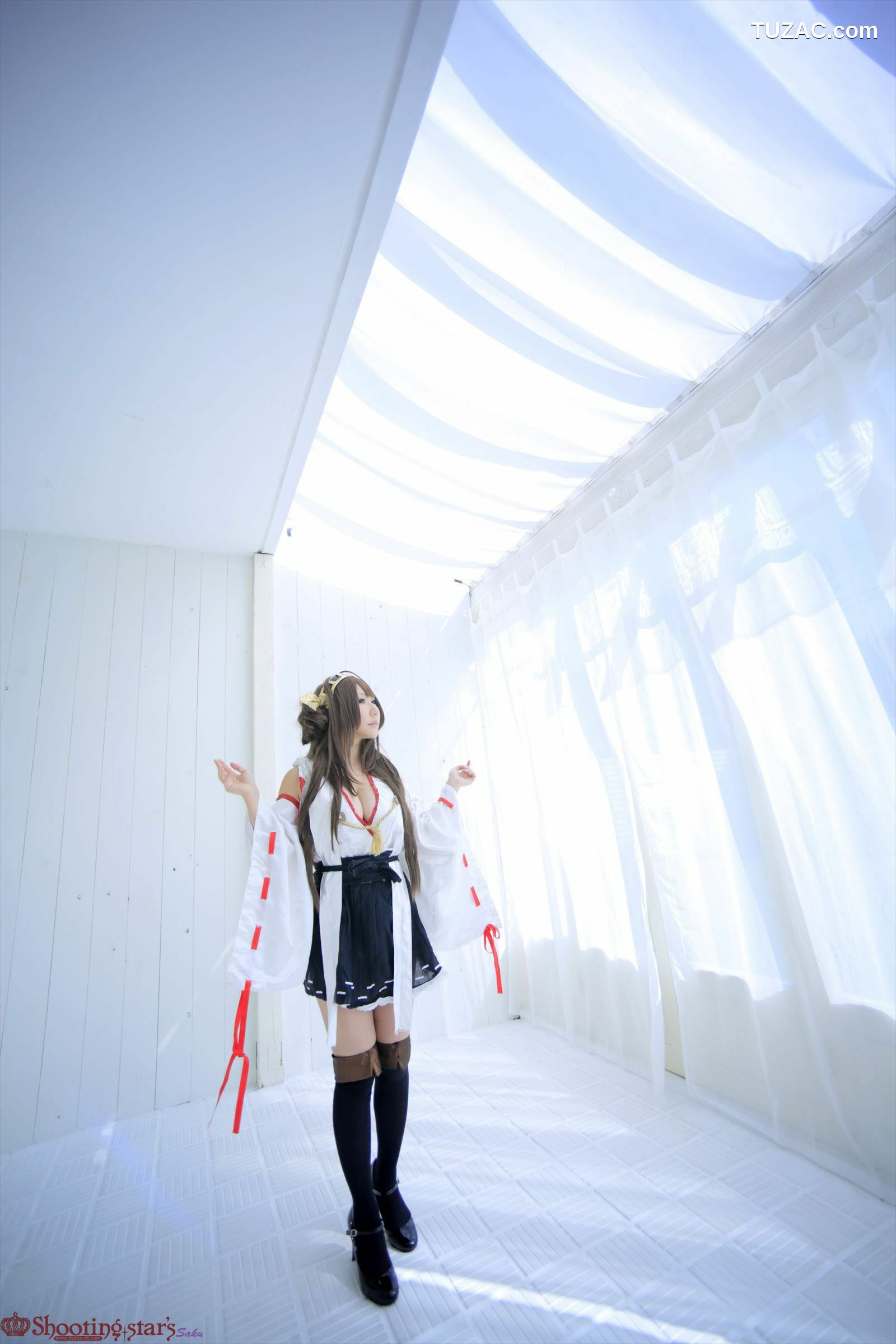 日本CosPlay_绫香 (Saku サク) 《Kantai Collection》Kongou(金剛) 写真集[115P]