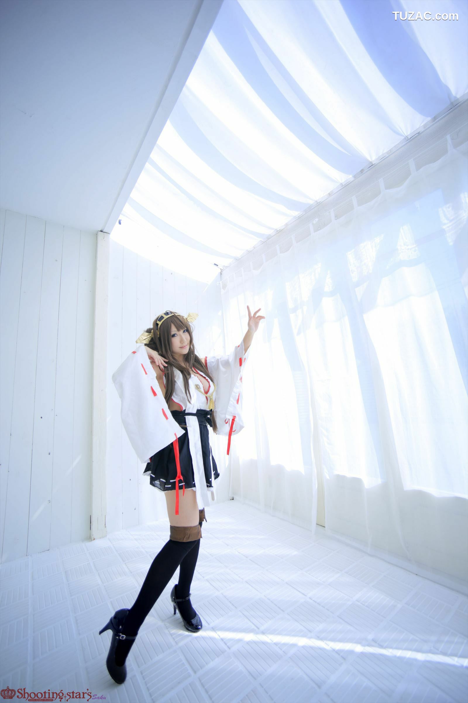 日本CosPlay_绫香 (Saku サク) 《Kantai Collection》Kongou(金剛) 写真集[115P]