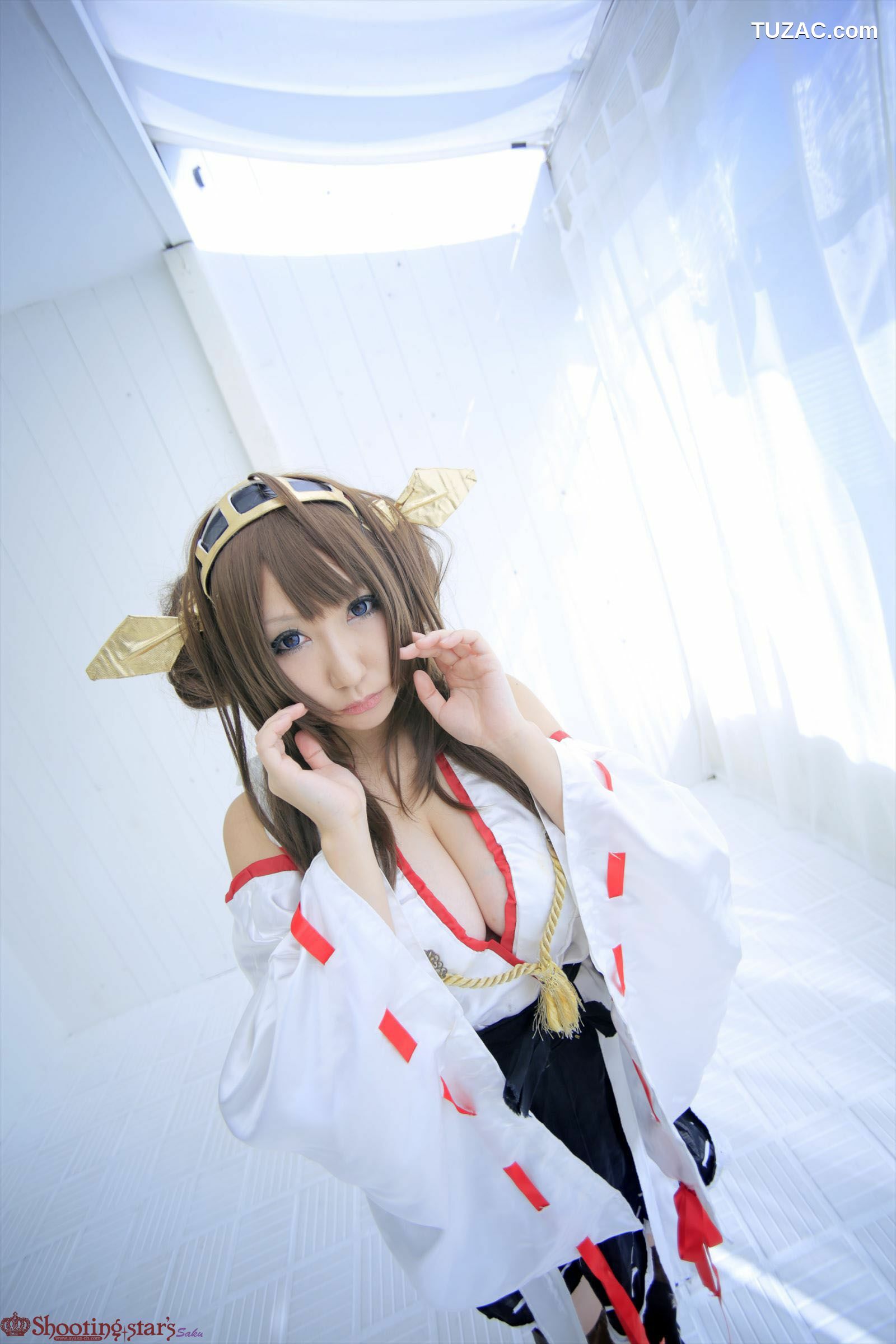 日本CosPlay_绫香 (Saku サク) 《Kantai Collection》Kongou(金剛) 写真集[115P]