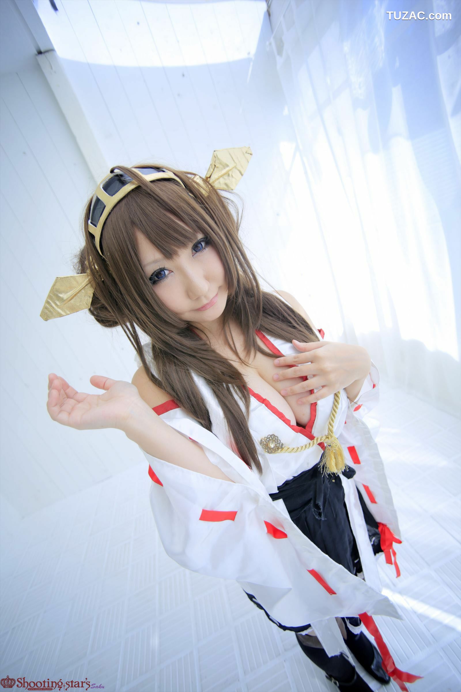 日本CosPlay_绫香 (Saku サク) 《Kantai Collection》Kongou(金剛) 写真集[115P]