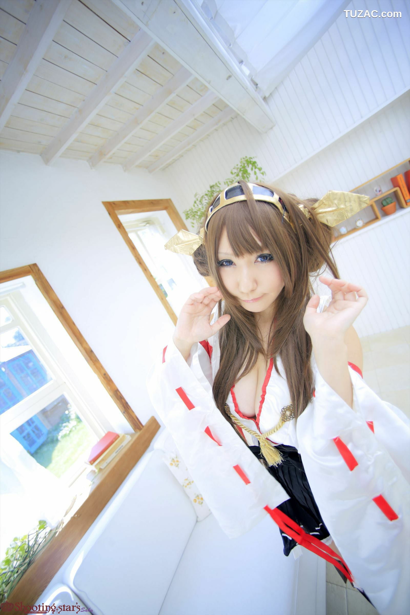 日本CosPlay_绫香 (Saku サク) 《Kantai Collection》Kongou(金剛) 写真集[115P]