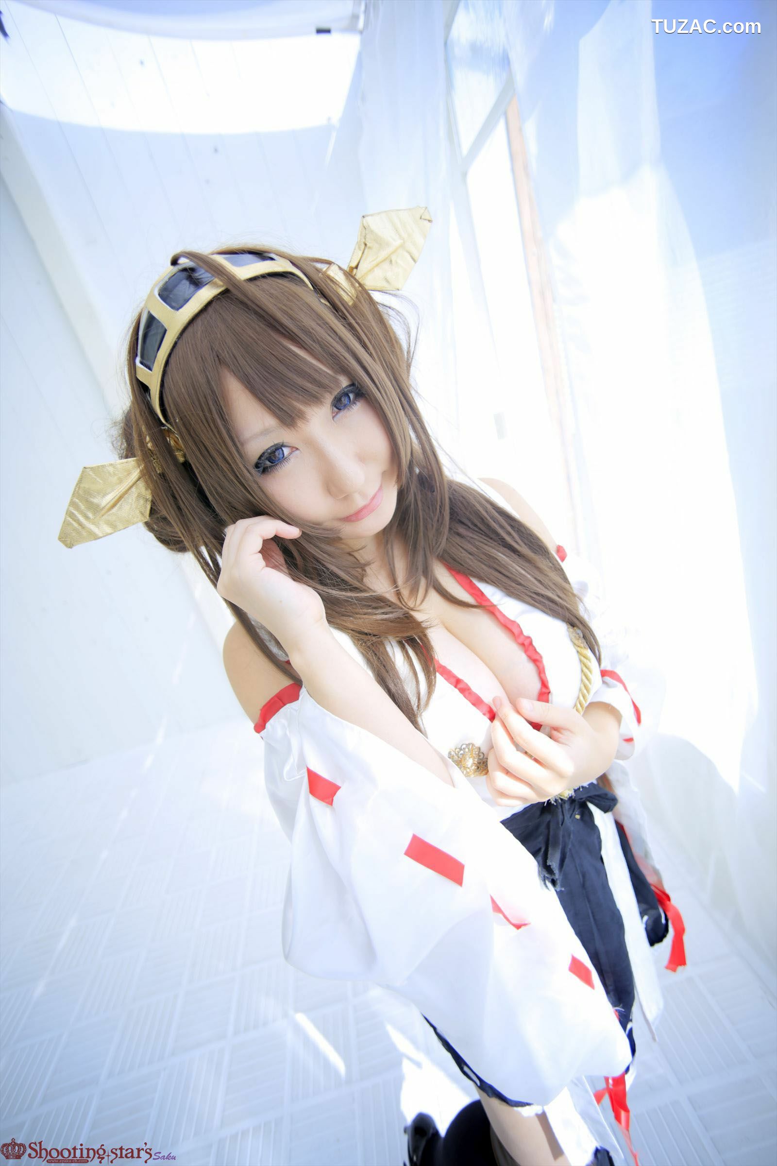 日本CosPlay_绫香 (Saku サク) 《Kantai Collection》Kongou(金剛) 写真集[115P]