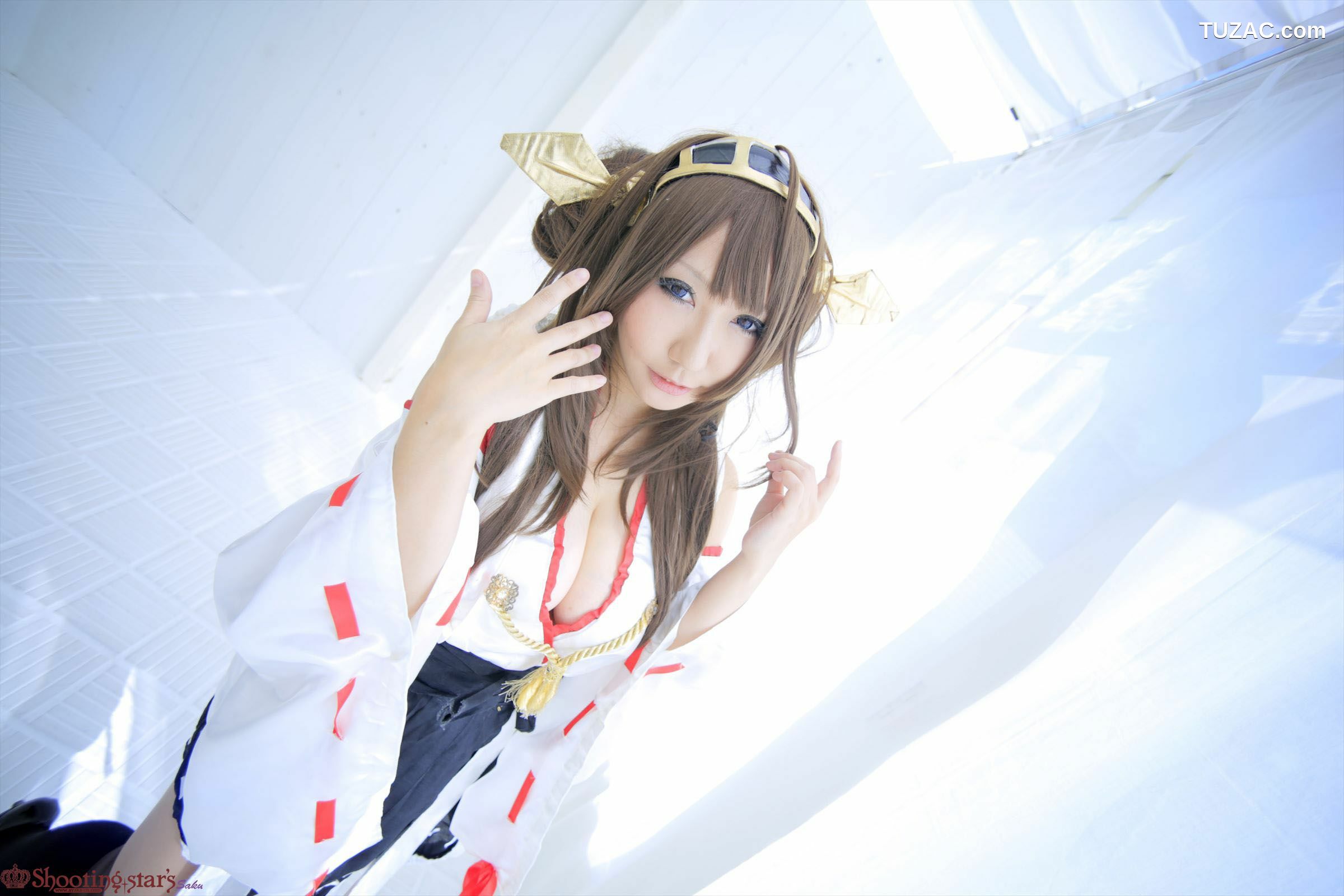 日本CosPlay_绫香 (Saku サク) 《Kantai Collection》Kongou(金剛) 写真集[115P]